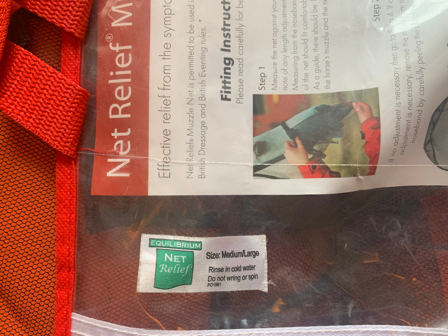 Pack of 3 black unused replacement nets in black medium/horse size. Does NOT contain the noseband attachment.