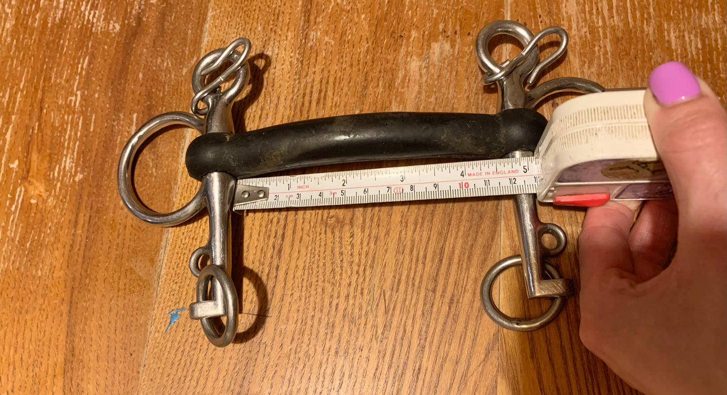 4.75” (5 3/4”) Mullen rubber Pelham