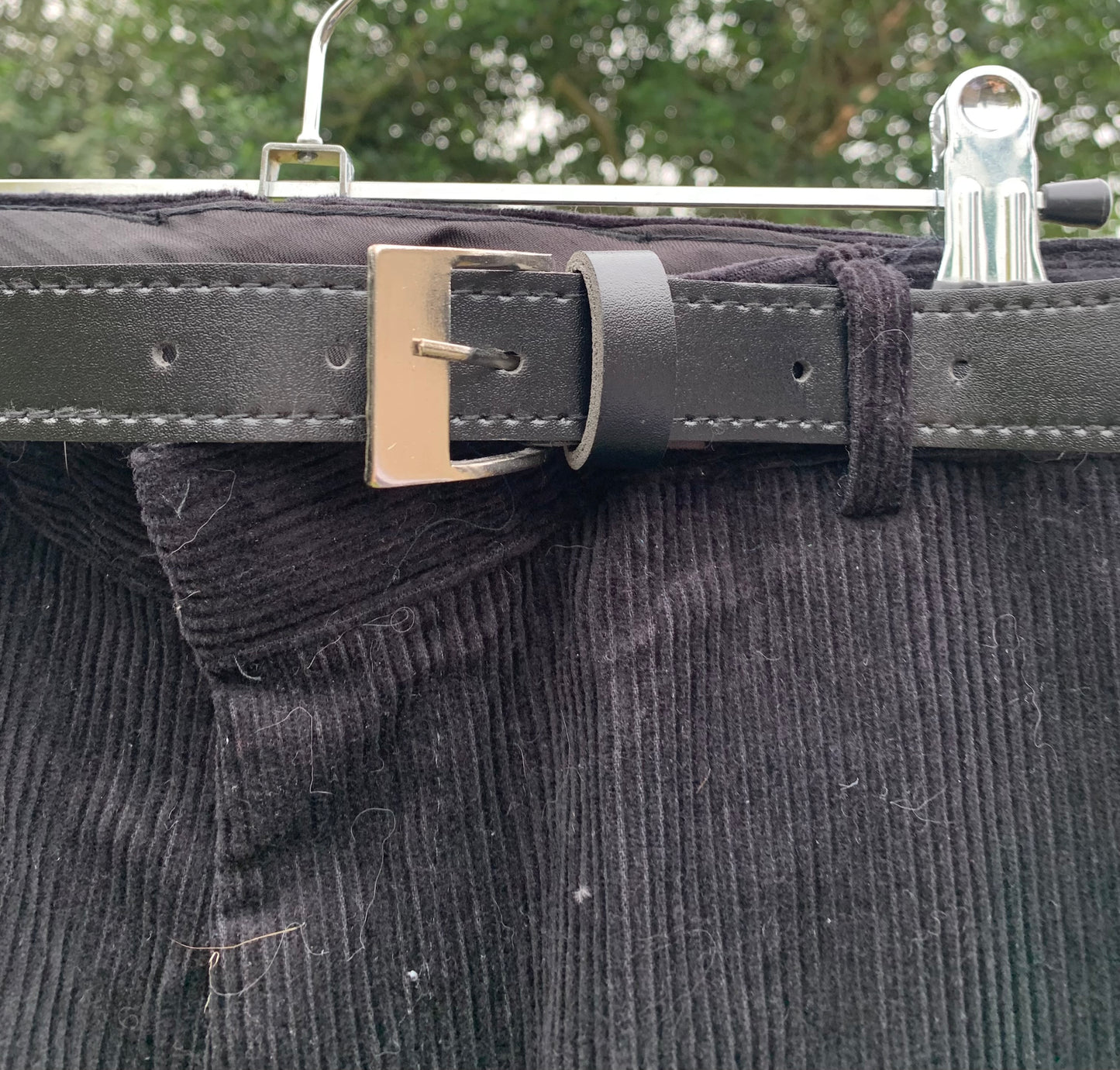 New black cord showing inhand trousers 34” waist 31” leg