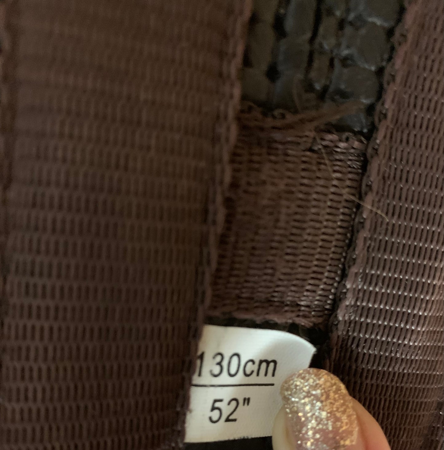 Thorowgood waffle GP Girth Brown 52” elasticated one end