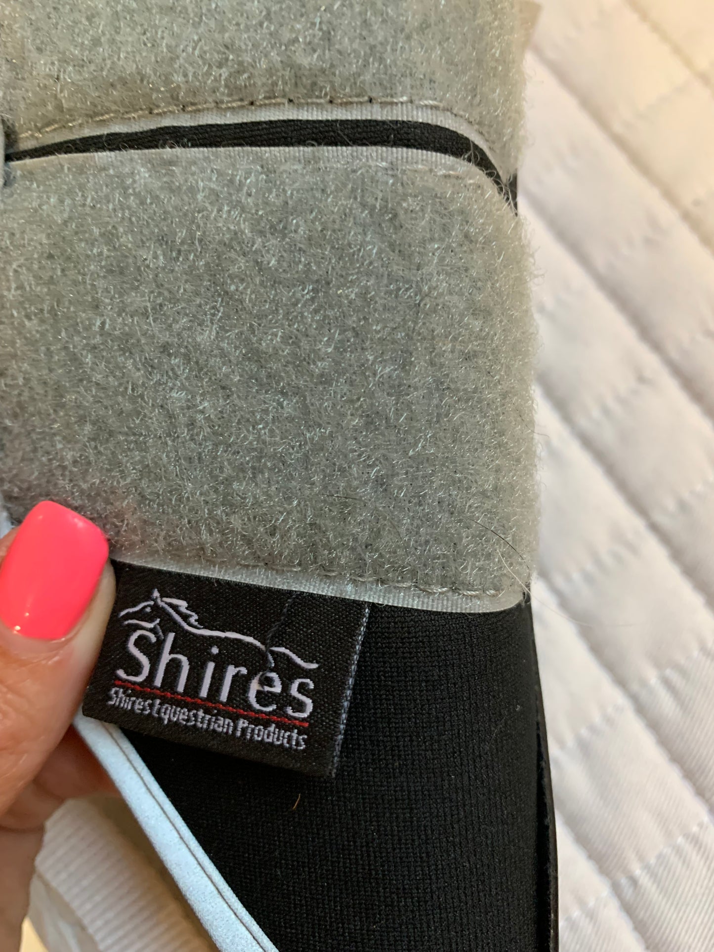 SHIRES REFLECTIVE BRUSHING BOOTS size SMALL PONY