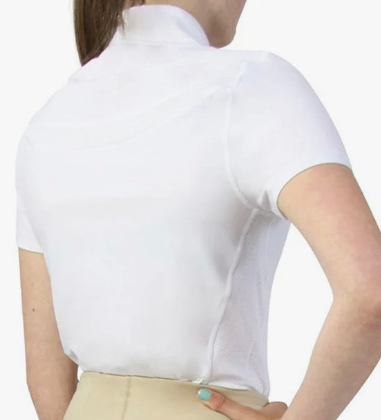 New with tag Hy Equestrian Scarlet Ladies Show Shirt size small