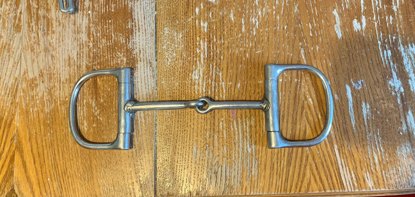 5” D ring ring jointed snaffle