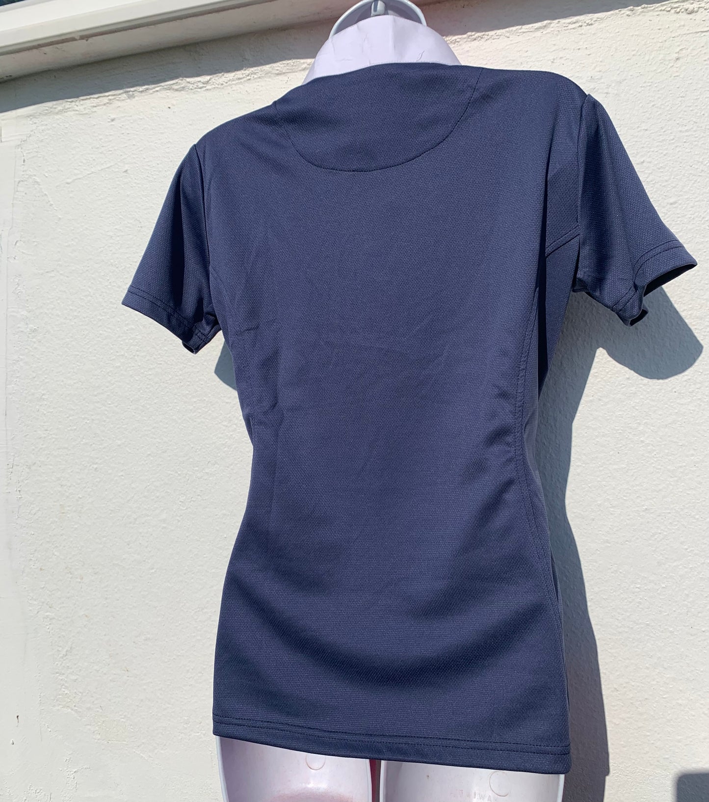 HY equestrian Rebecca show shirt indigo blue medium new