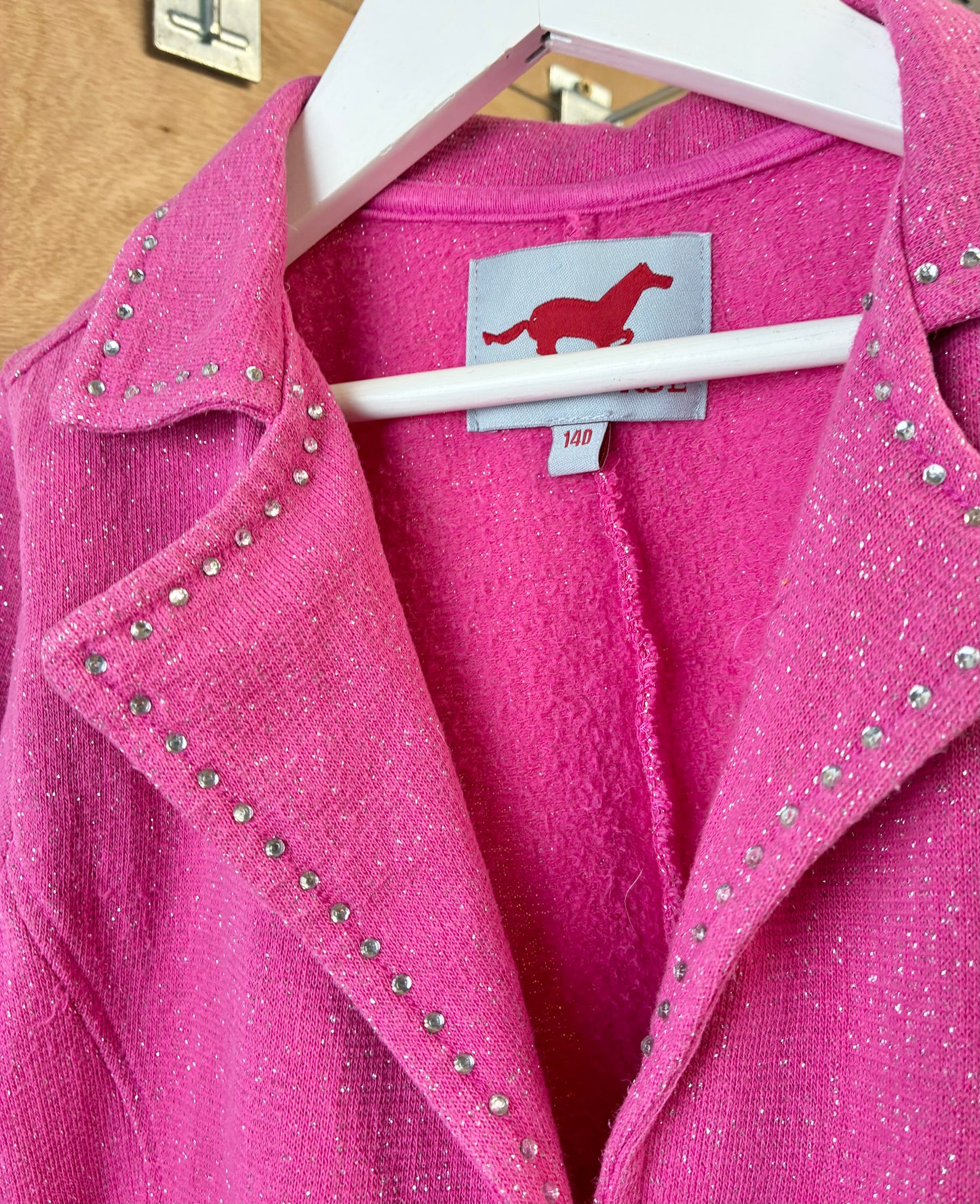 Pink bling show jacket