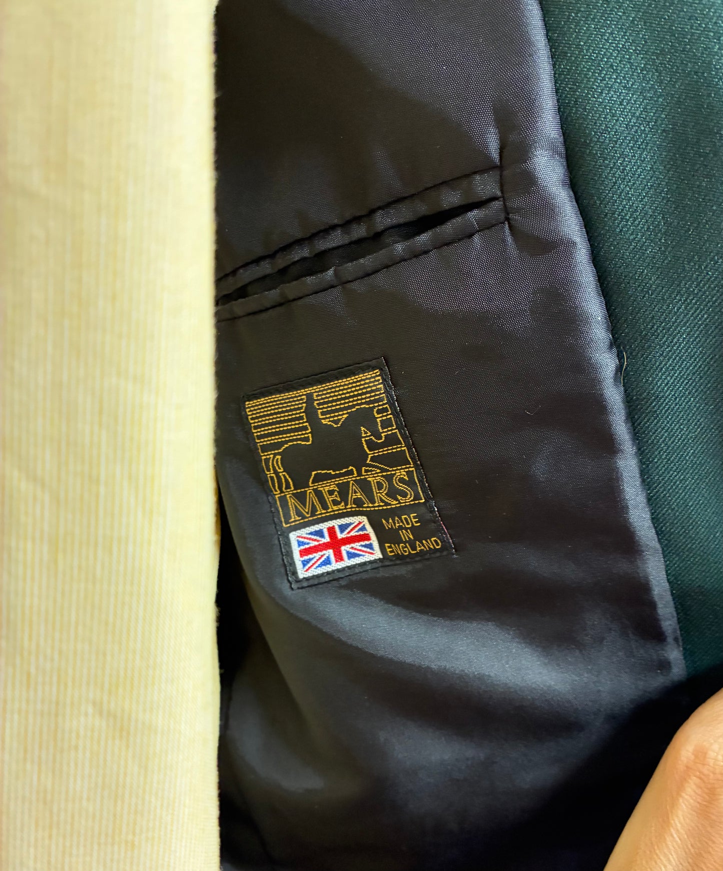 Very unique Mears green show jacket