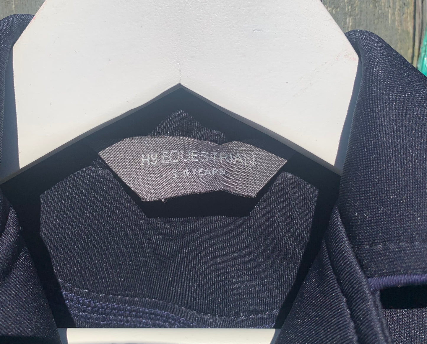 Navy HY equestrian tiny tots show jacket 3-4 years