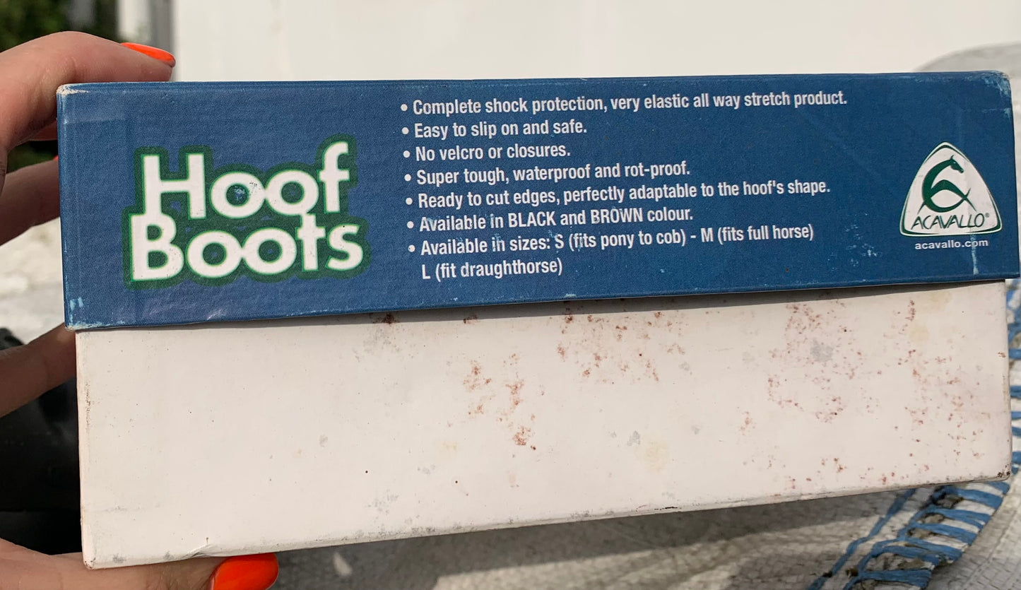 Acavallo Gel Hoof Overreach Boots - full size