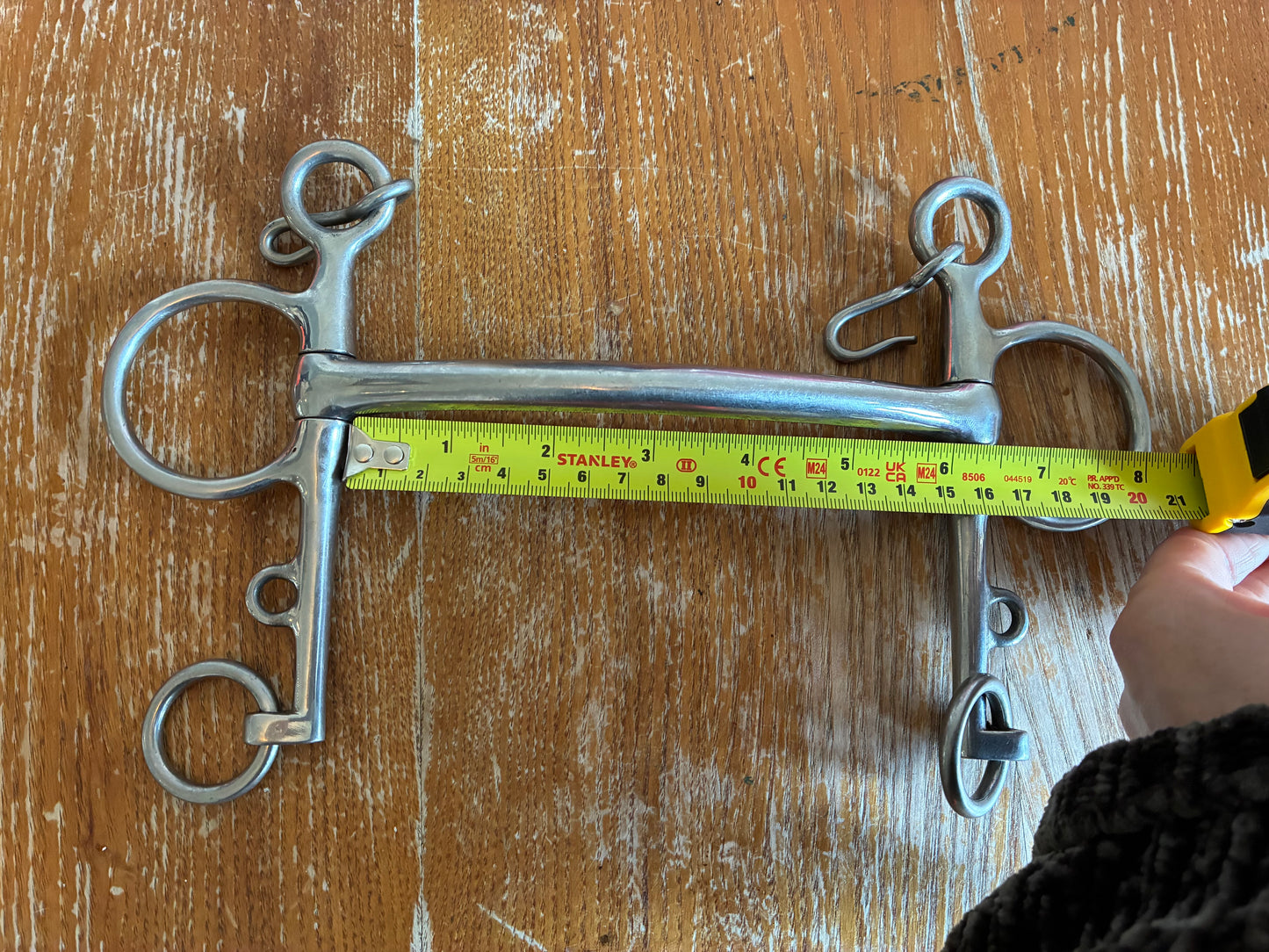6” curved Mullen mouth Pelham