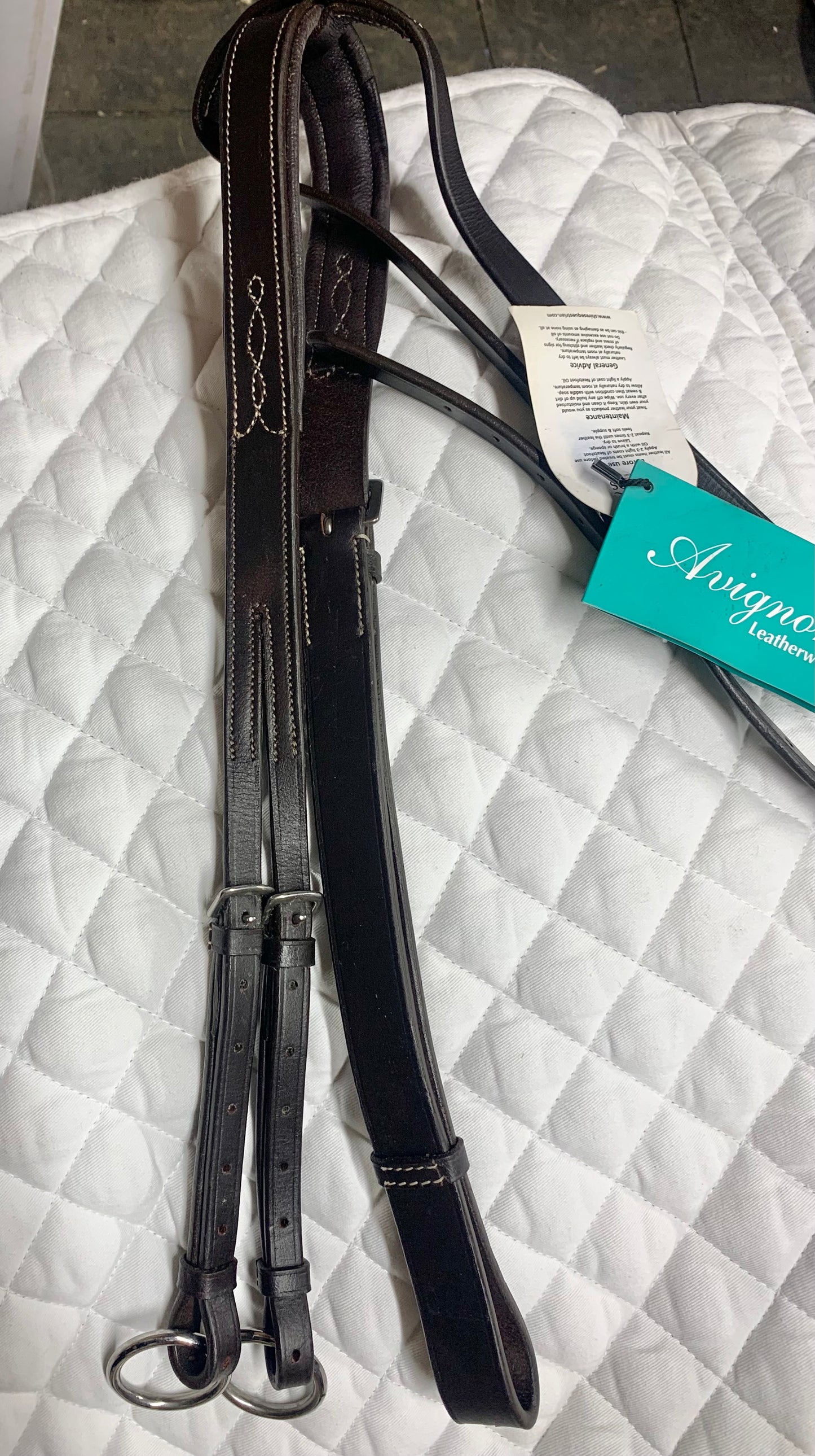 New with tag shires Avignon full size running martingale in Havana
