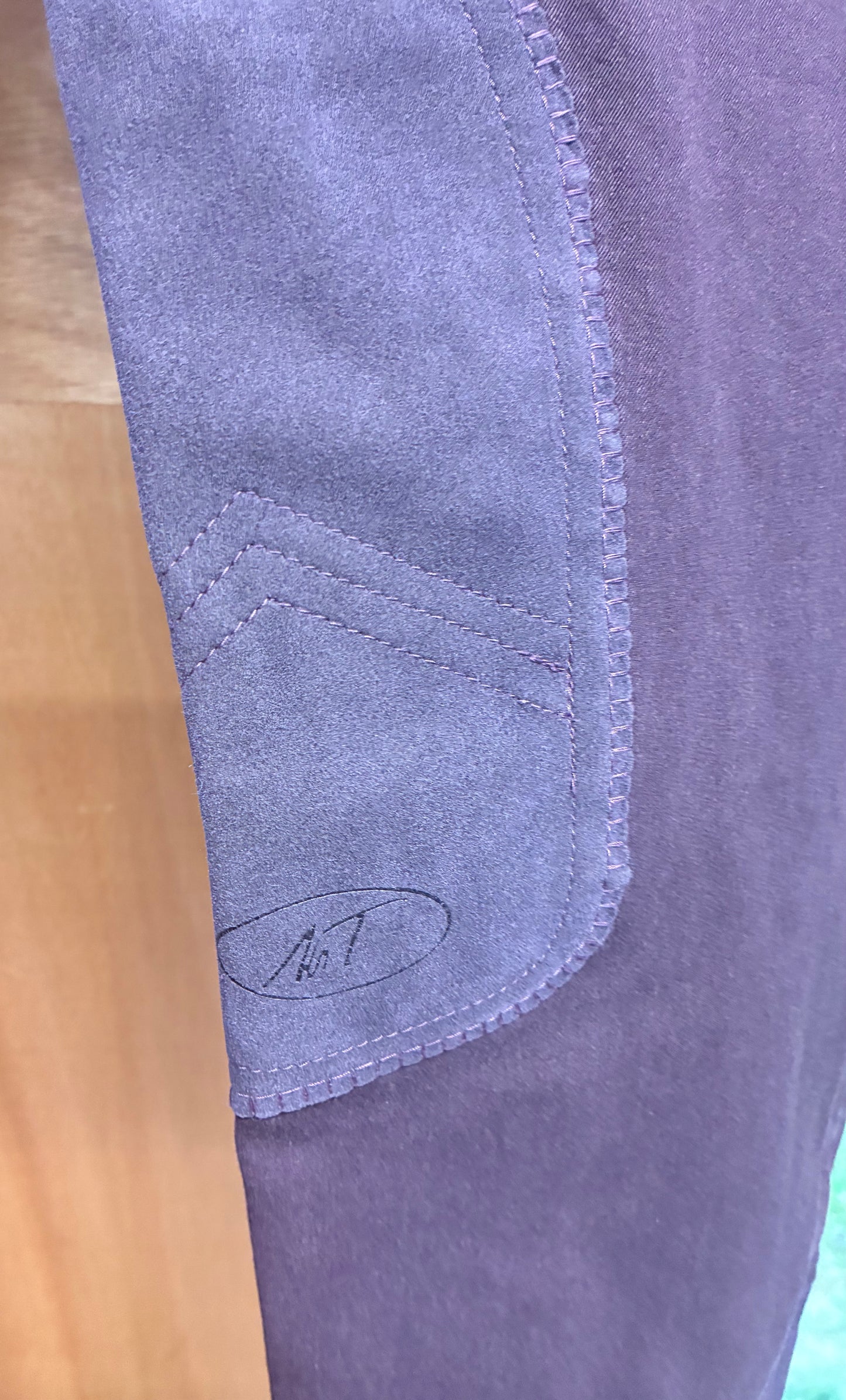 Mark Todd Purple/plum denim cotton jodhpurs ladies size 30