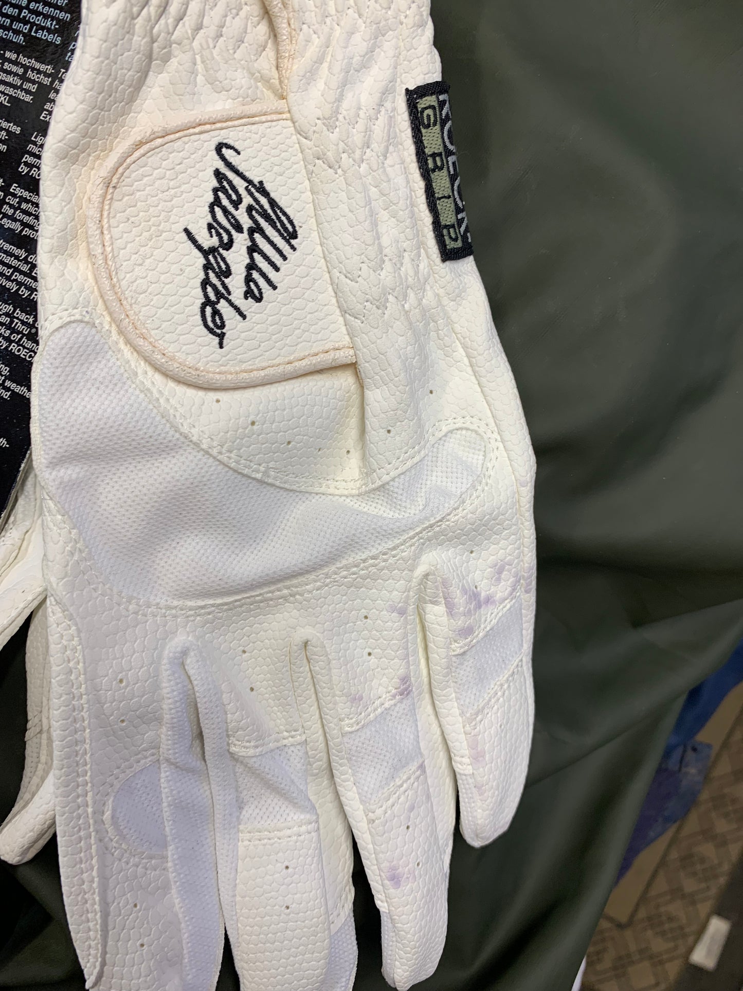 eckl Roeck Grip Riding Gloves in white size 9 RRP £38