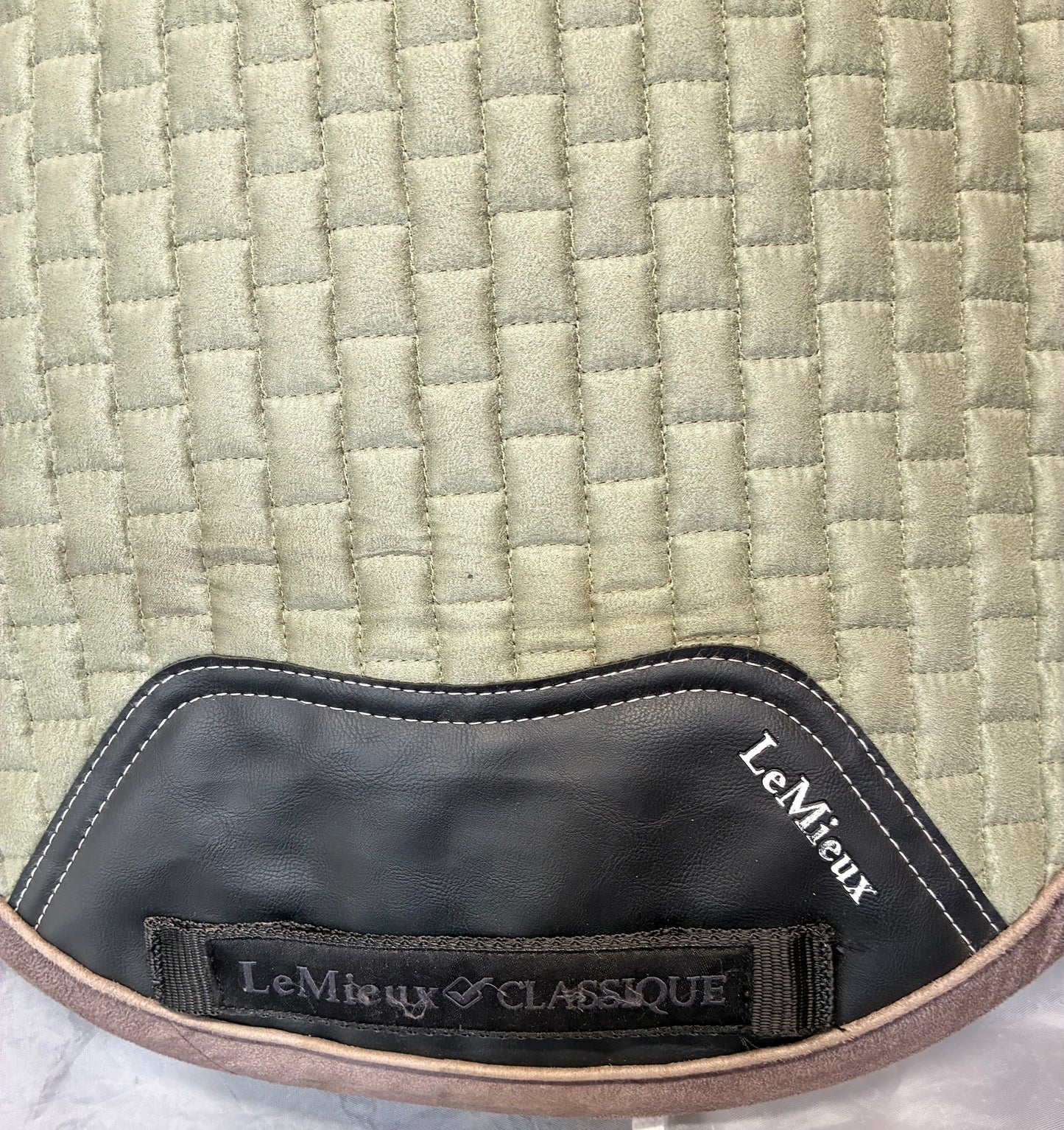 Lemieux fern GP suede saddle pad large