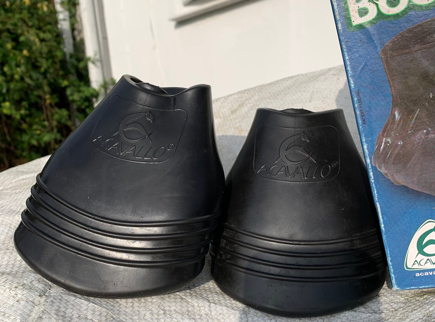 Acavallo Gel Hoof Overreach Boots - full size