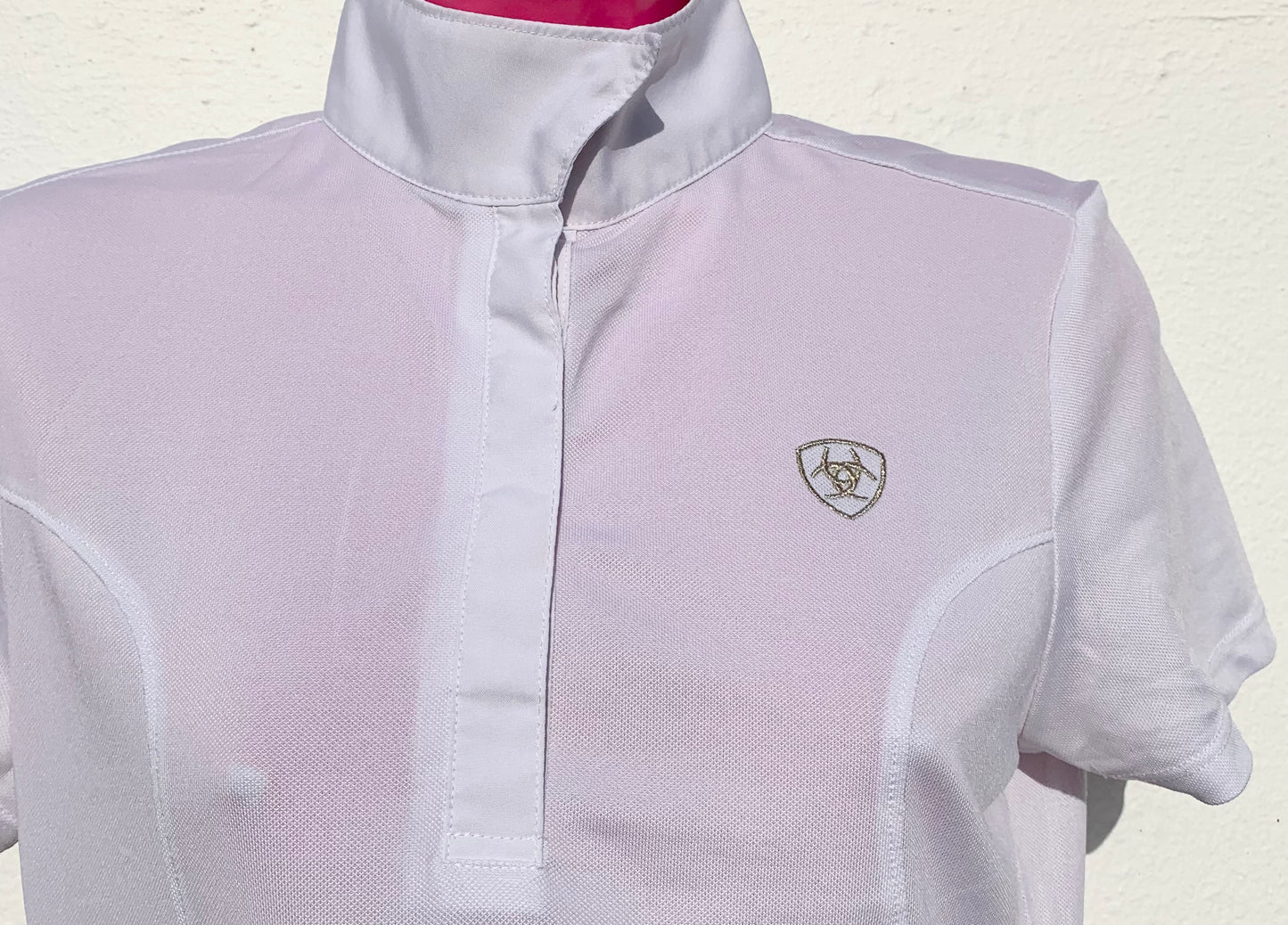 Ariat pro series show white shirt size small