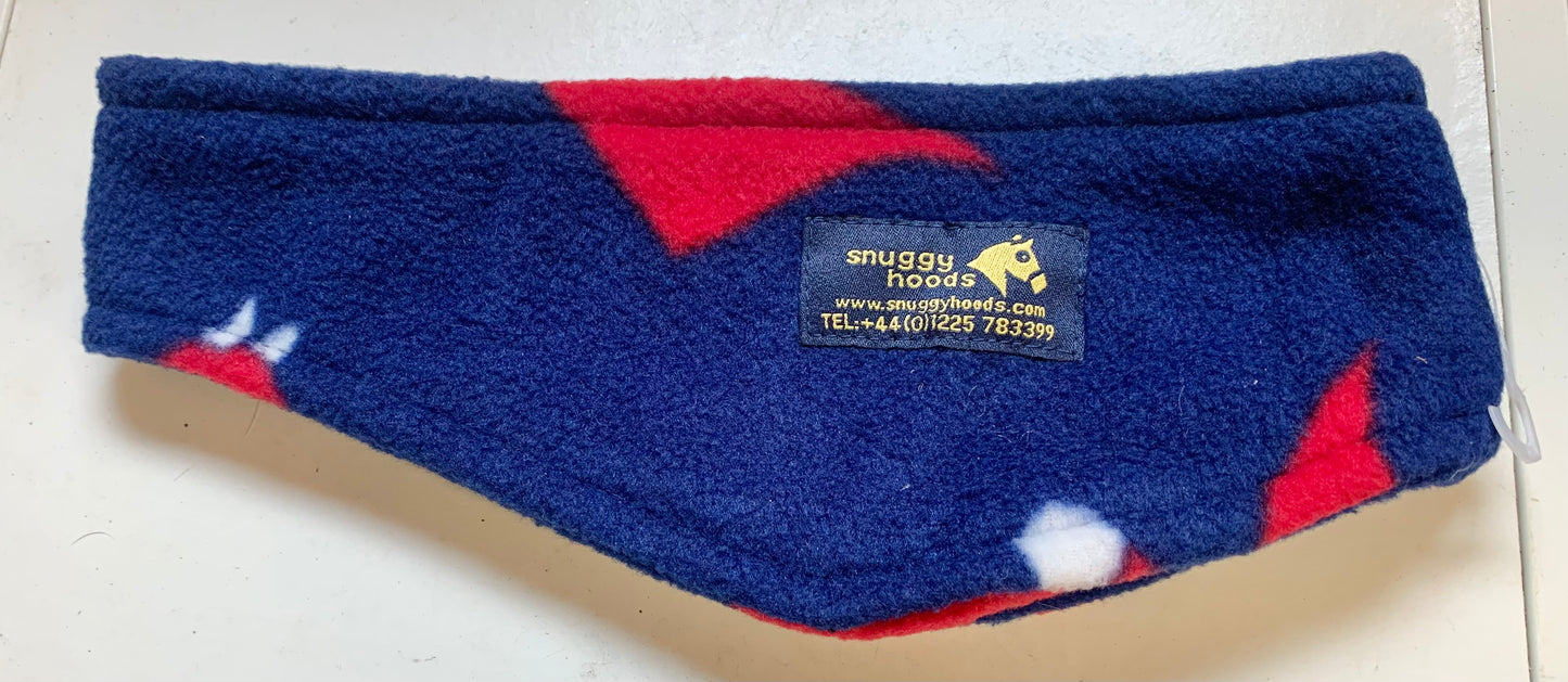 NEW! Softest Polar Fleece Ear warmer by snuggy hoods size small (fits child or small adult/teen)