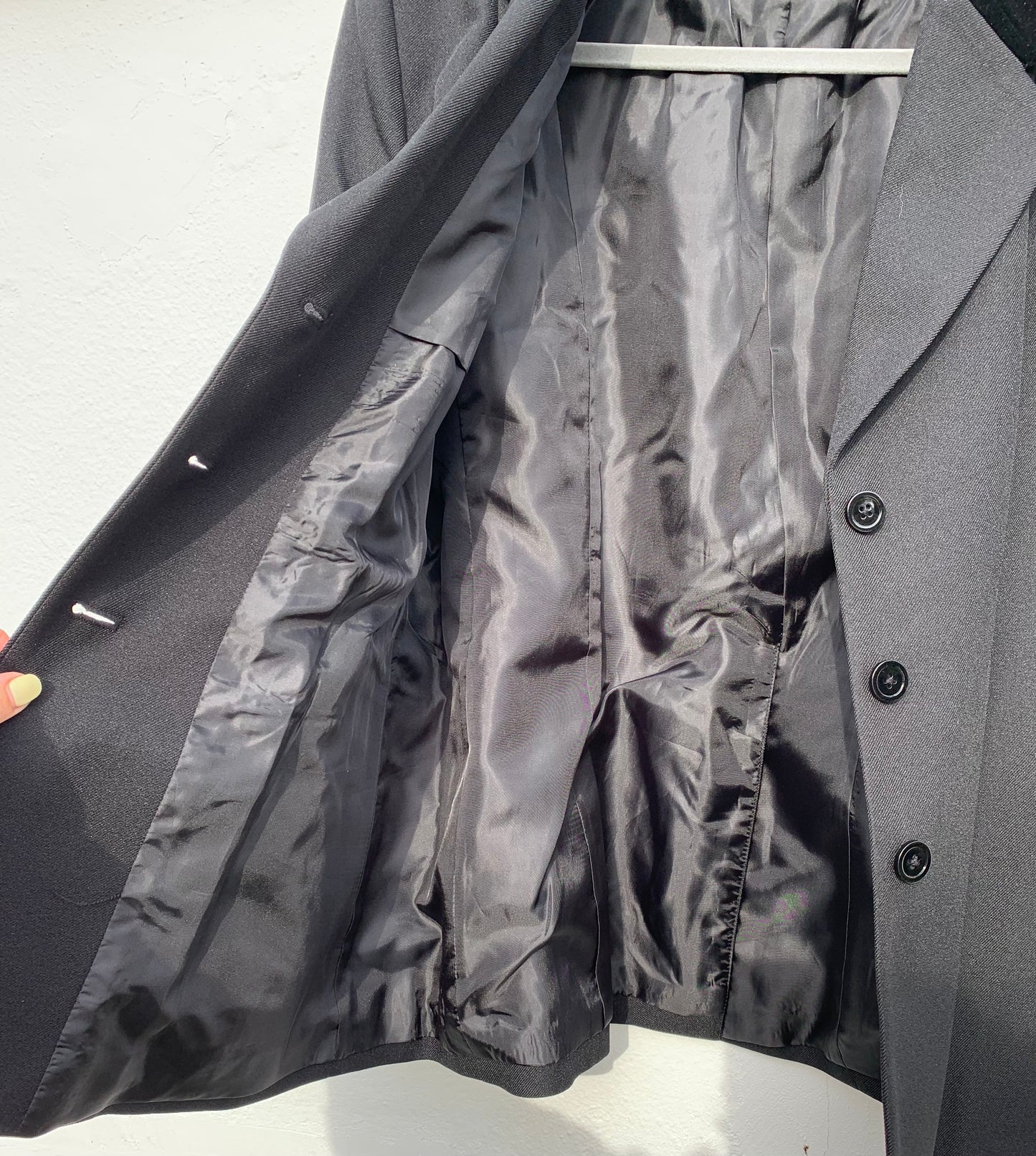 Black Dublin show competition jacket 42” chest with velvet collar