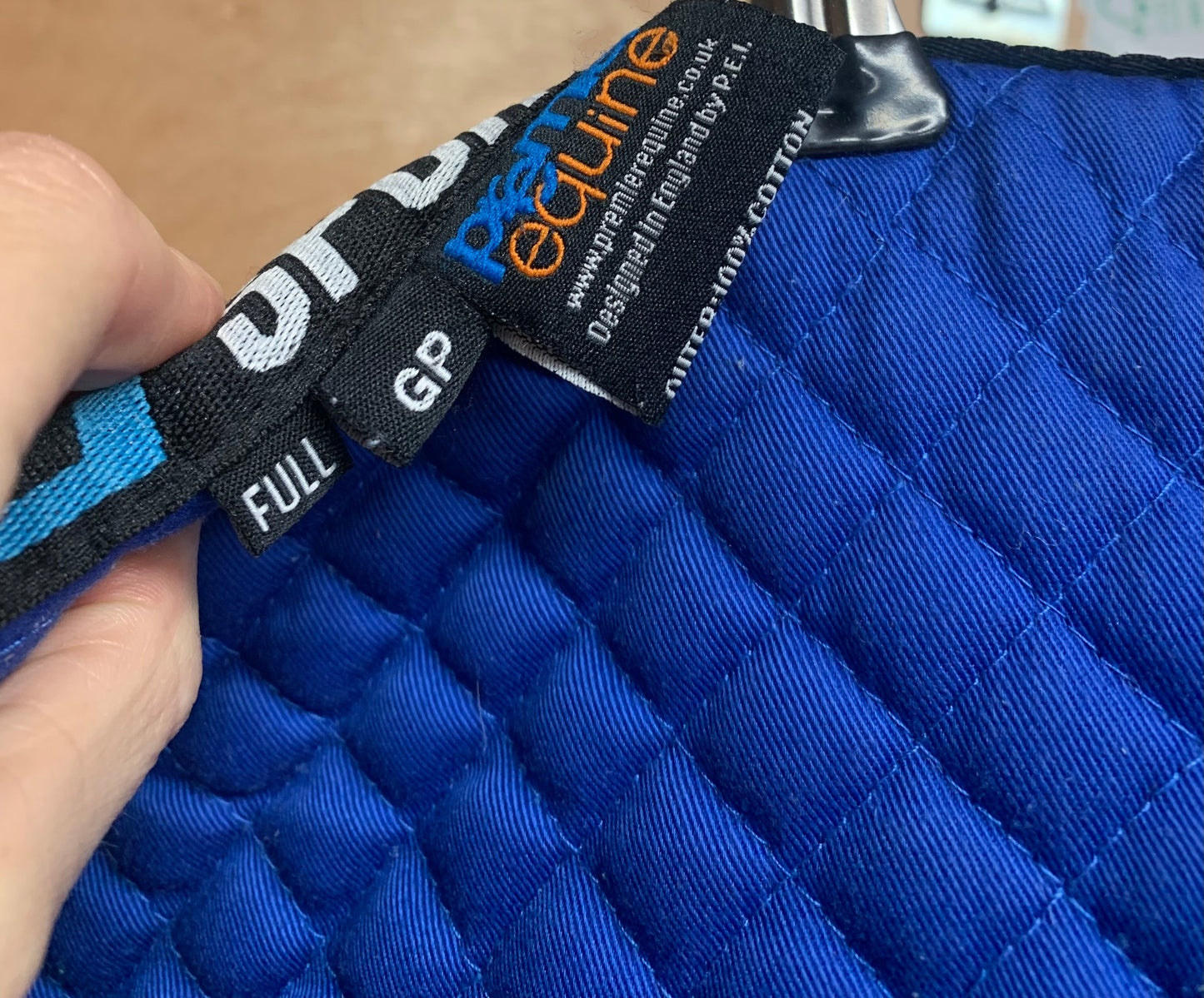 Premier equine blue sports technology saddle pad full size GP