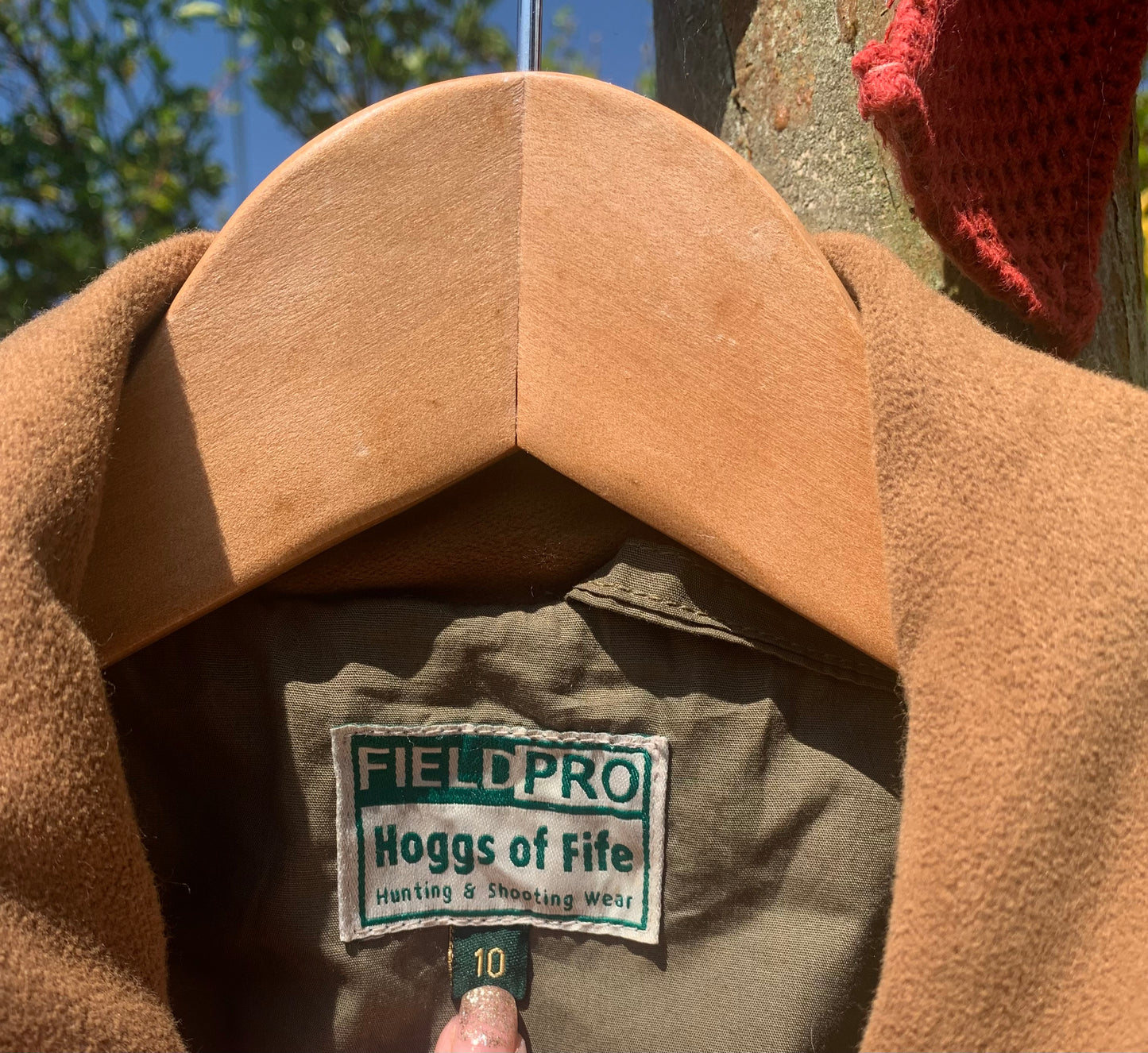 Hoggs of Fife country Jacket Womens Size UK 10 Green tweed