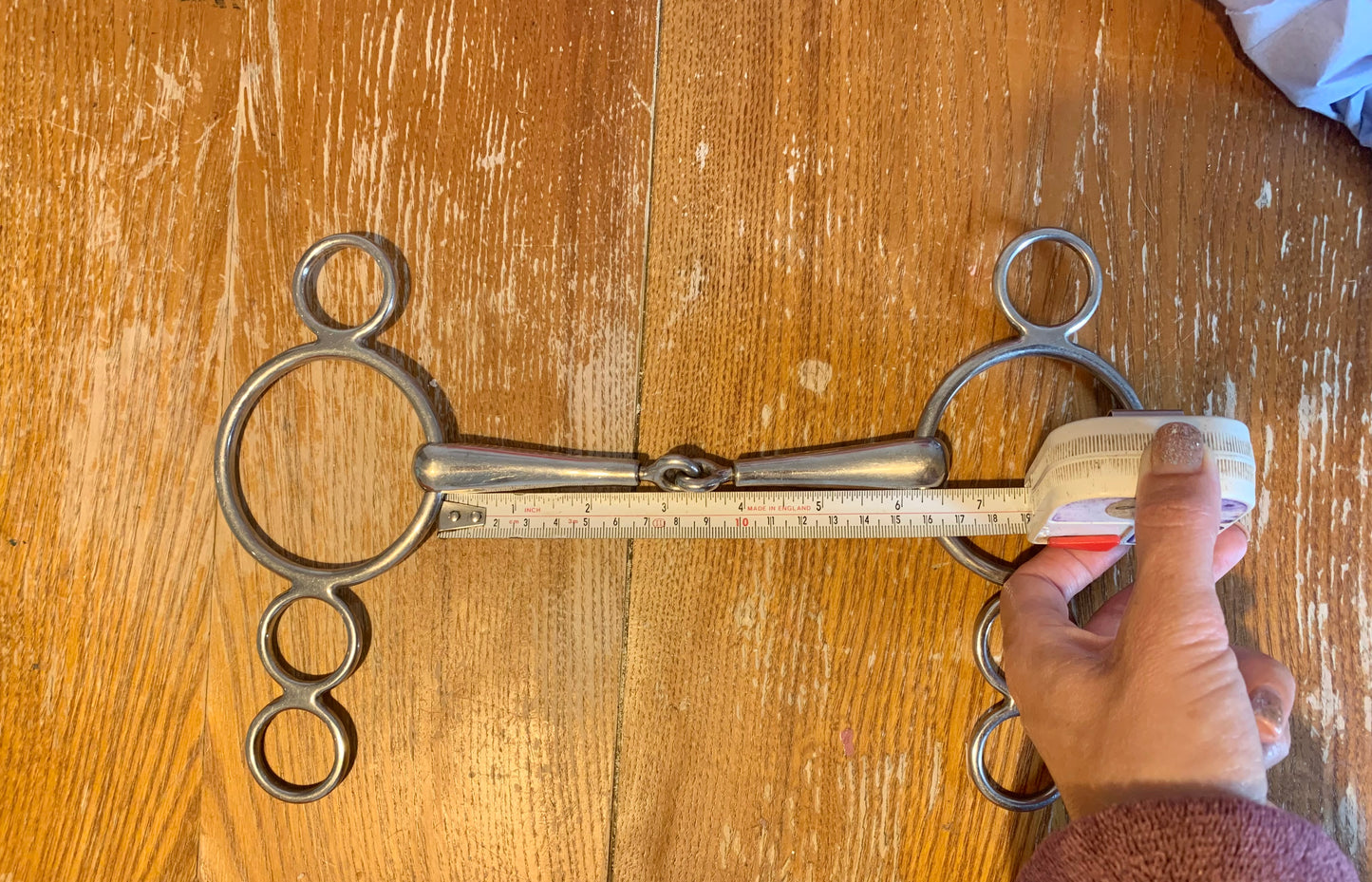 6 1/4” Robart pinchless Four Ring Gag with jointed mouthpiece