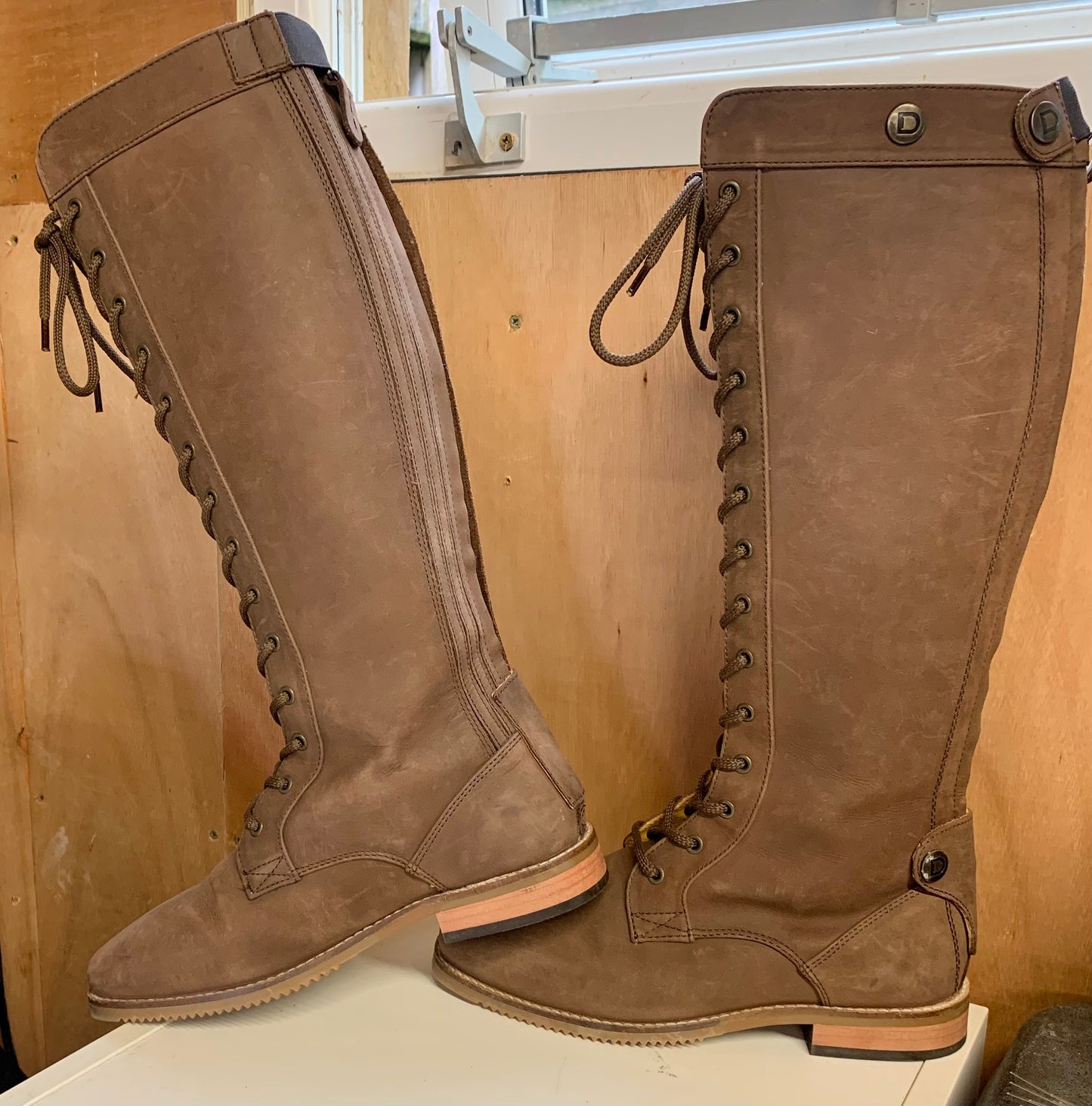 Dublin brown nubuck Westport lace up.Boots size 4 (37)