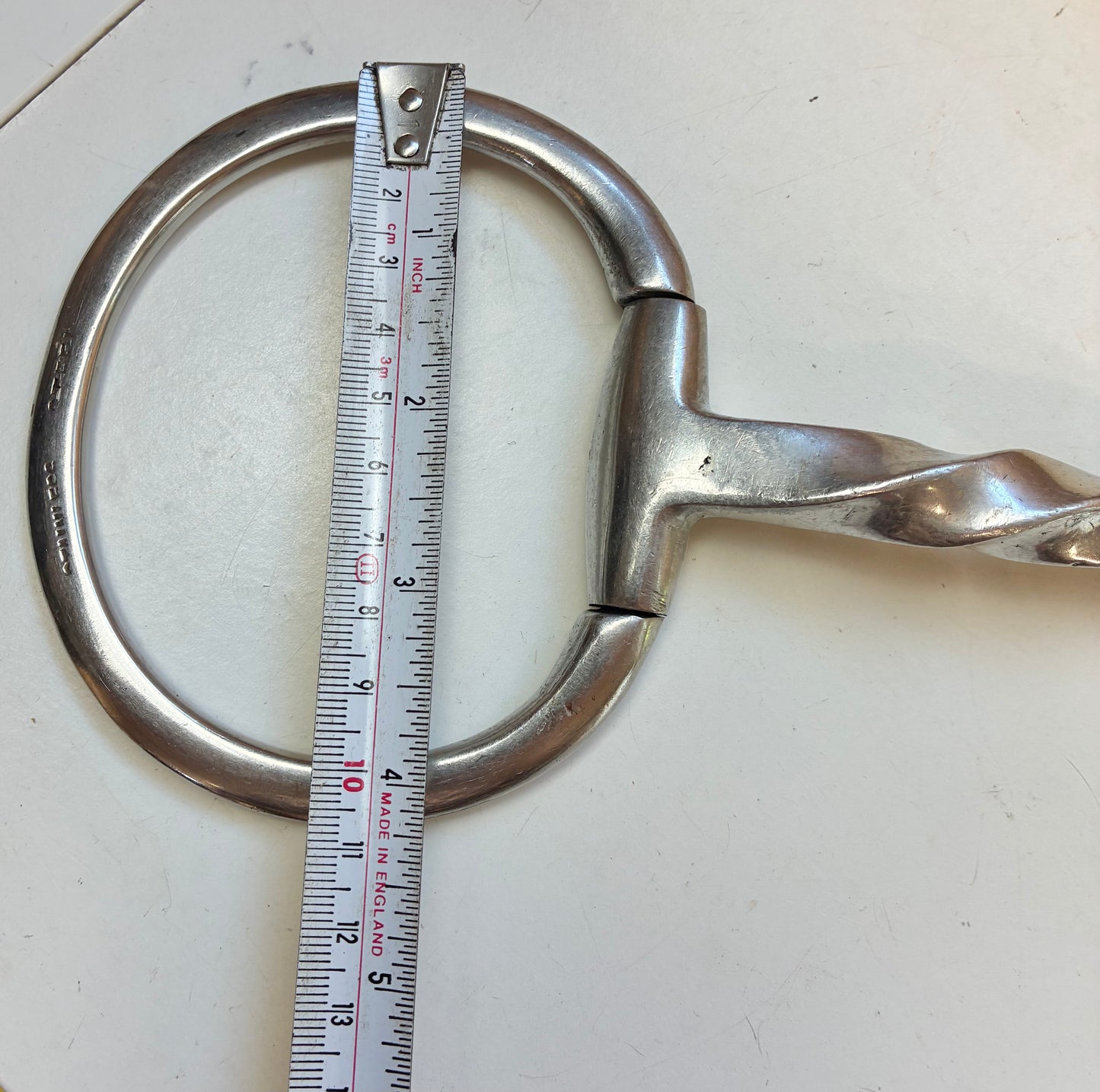 6.5” twisted mouth snaffle