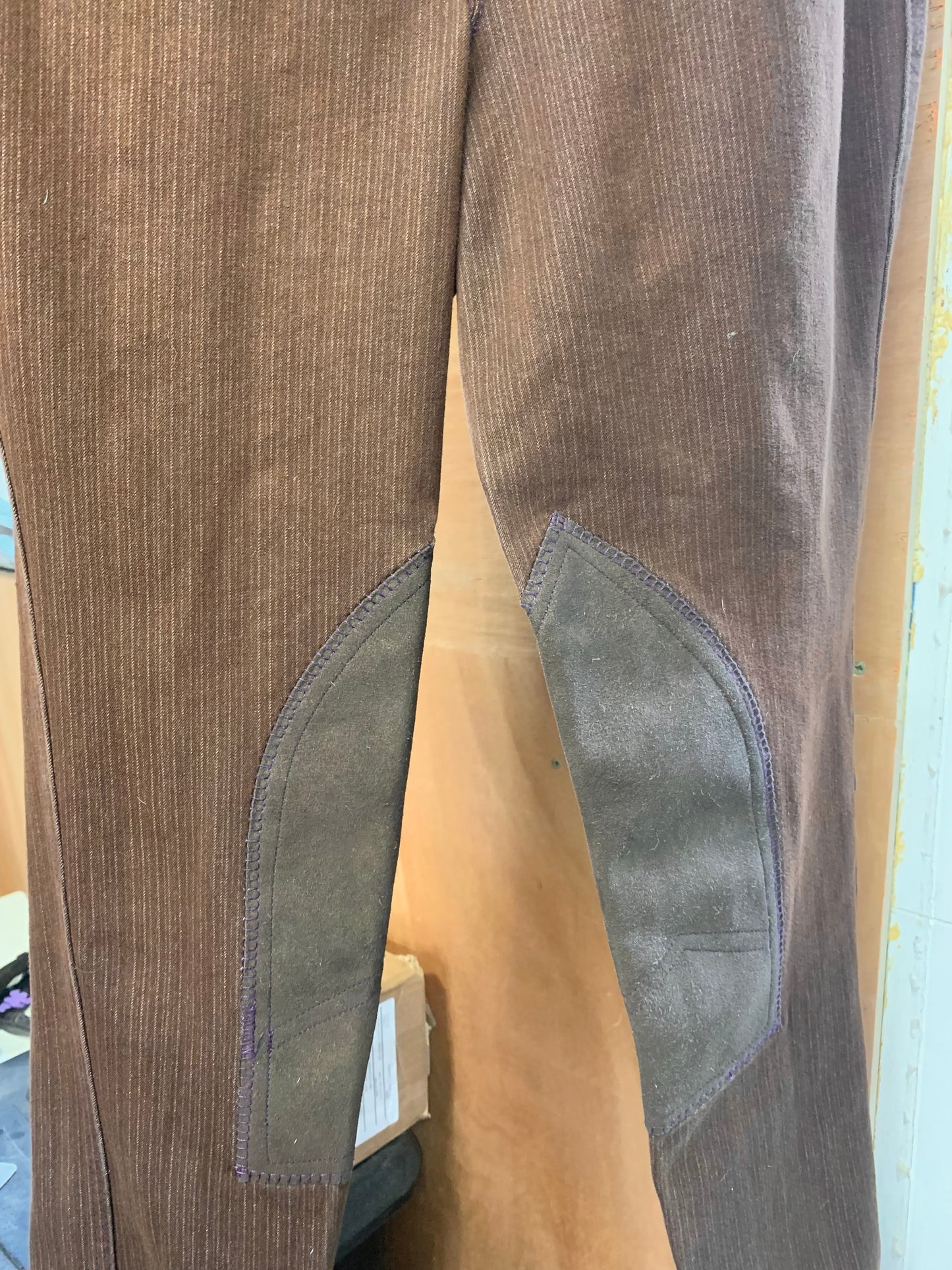 Sherwood Forest Chester Ladies brown denim Jodhpurs size 10/28