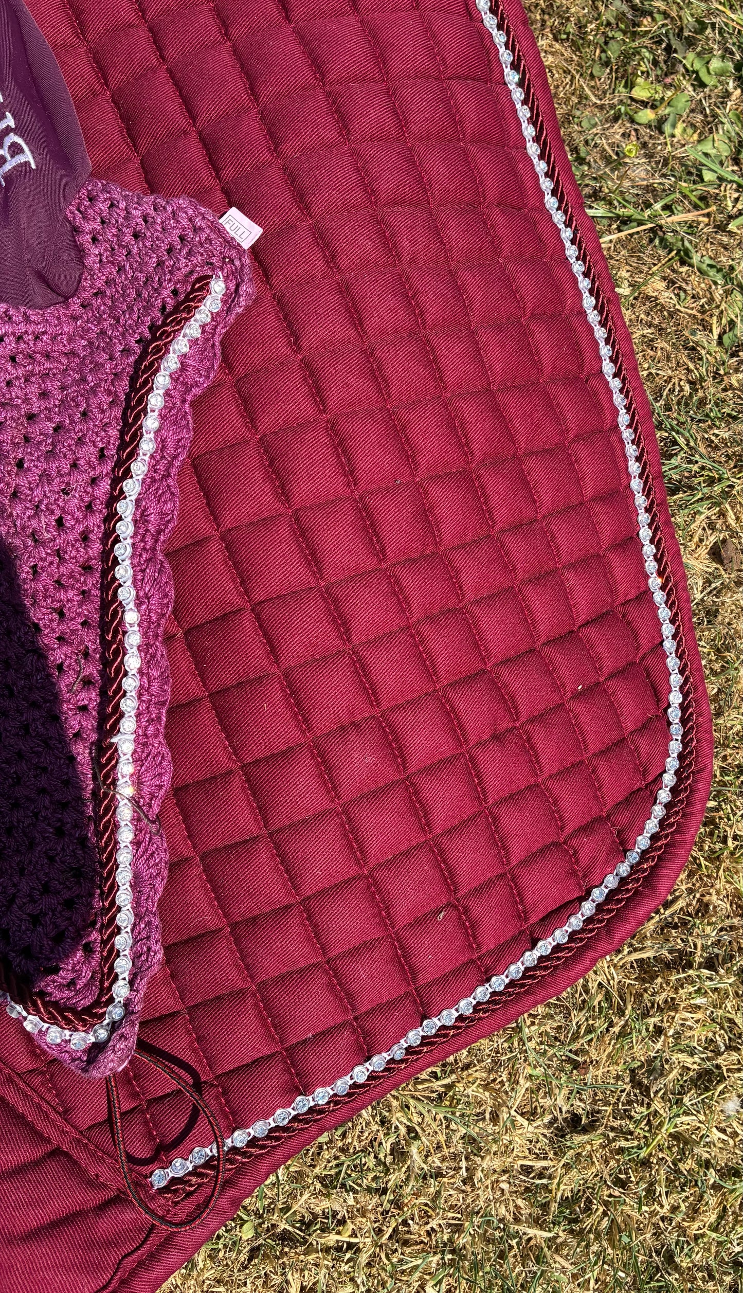 Brillare diamante saddle pad and ears full size