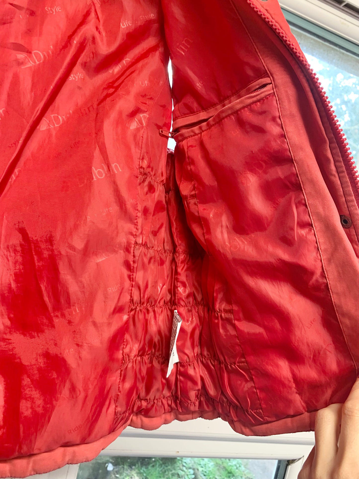 Dublin gilet size XS red gilet