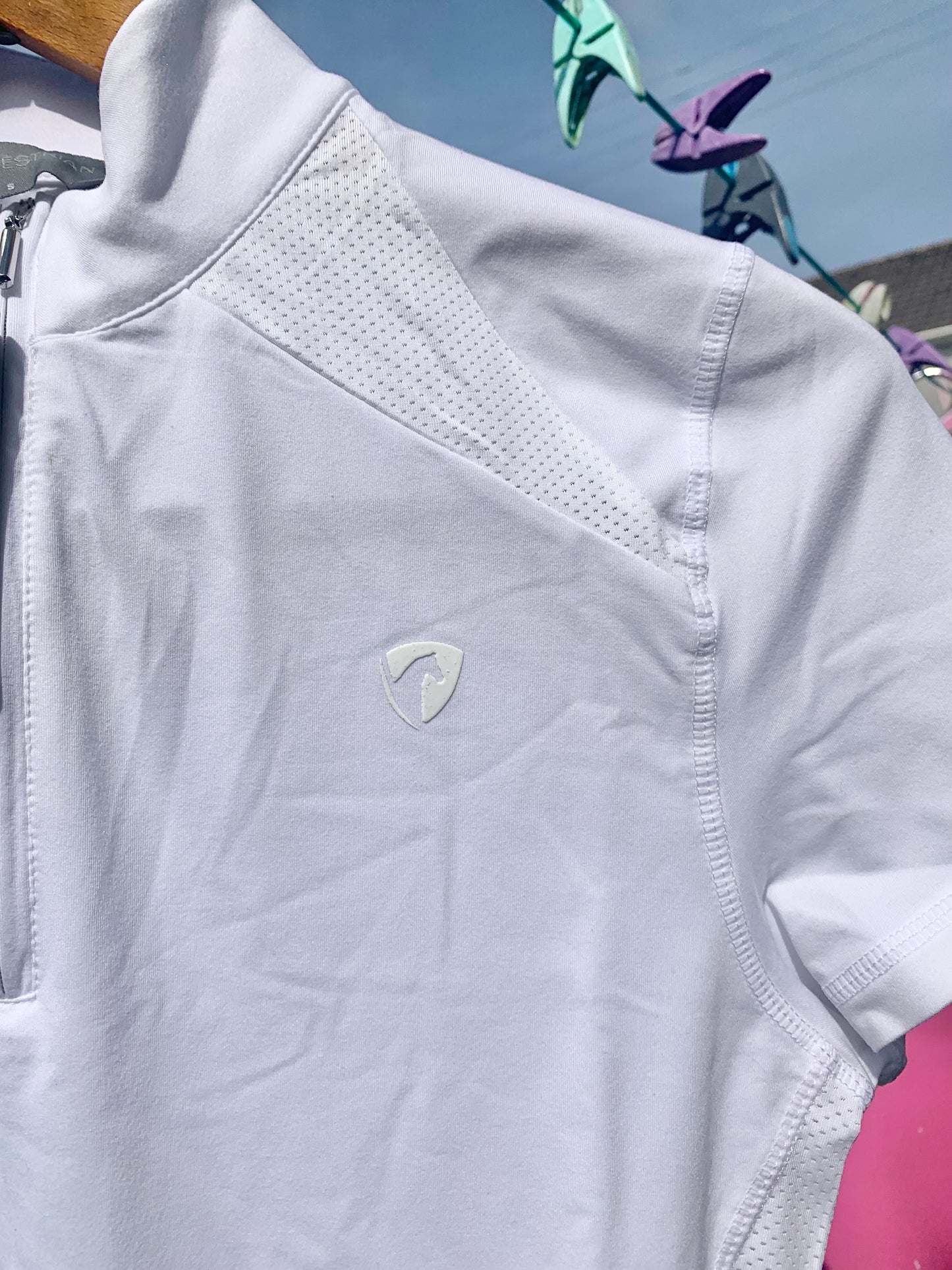 New with tag Hy Equestrian Scarlet Ladies Show Shirt size small
