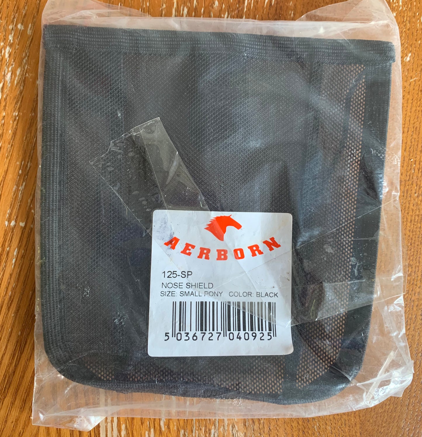 New black Aerborn nose shield small pony