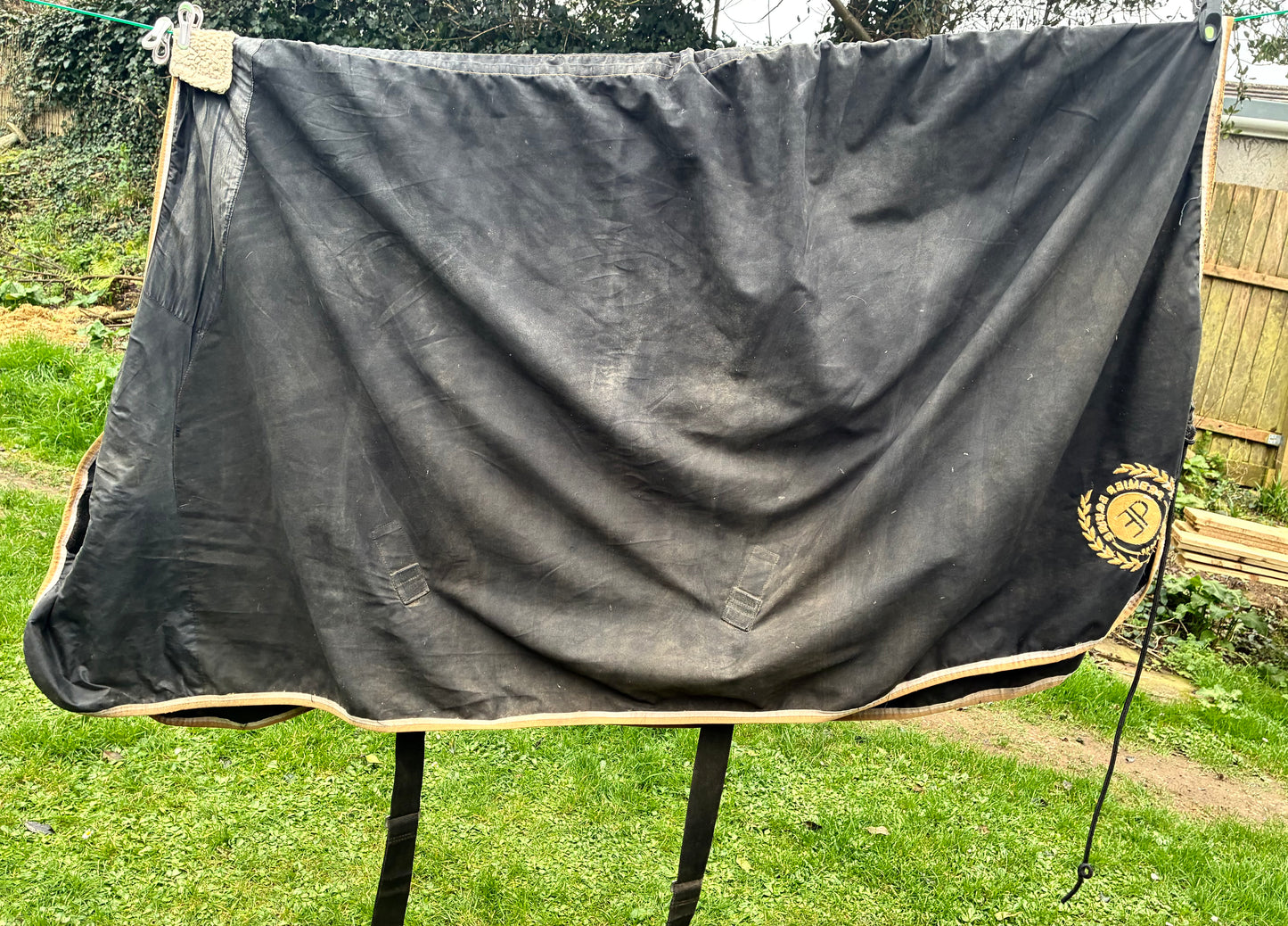 7’0” premier equine stratus stable sheet black