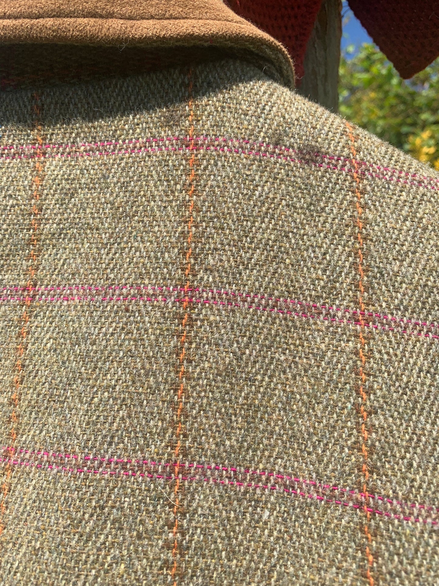 Hoggs of Fife country Jacket Womens Size UK 10 Green tweed
