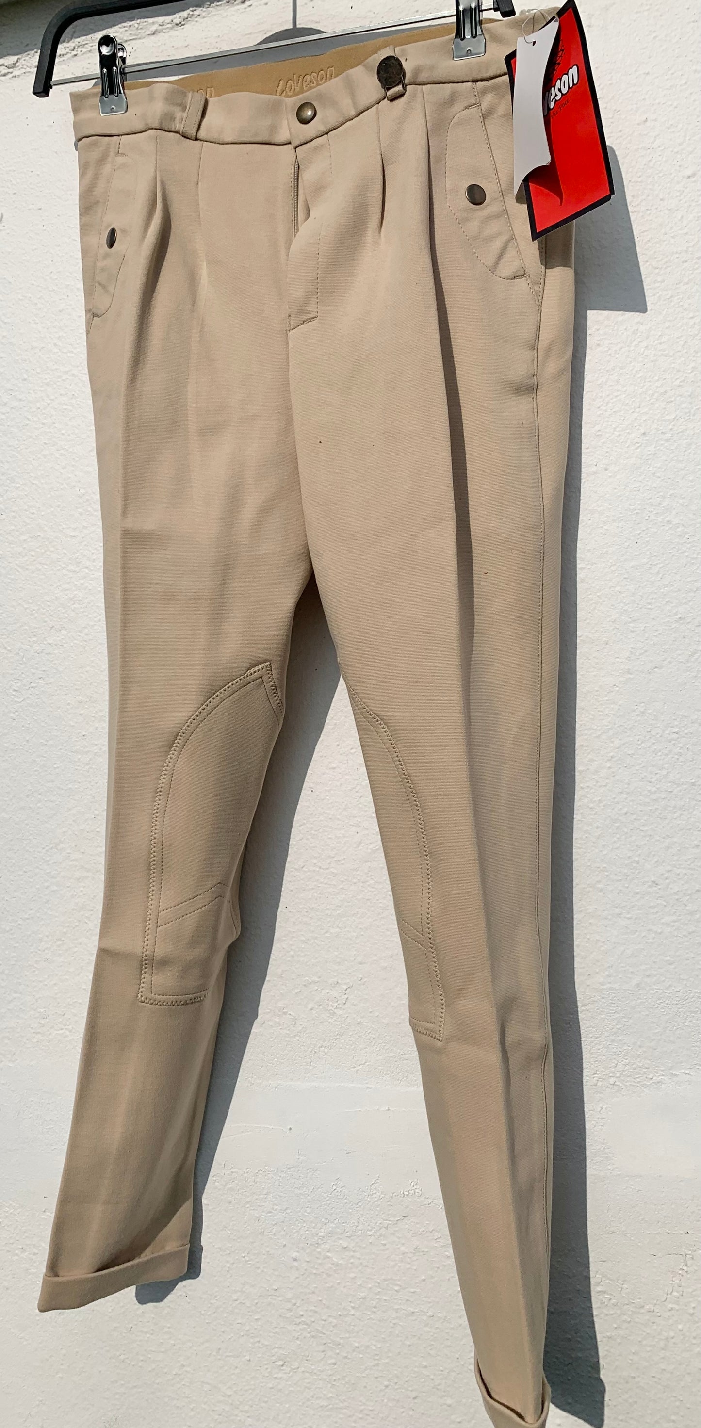 New loveson boys jodhpurs beige size 30