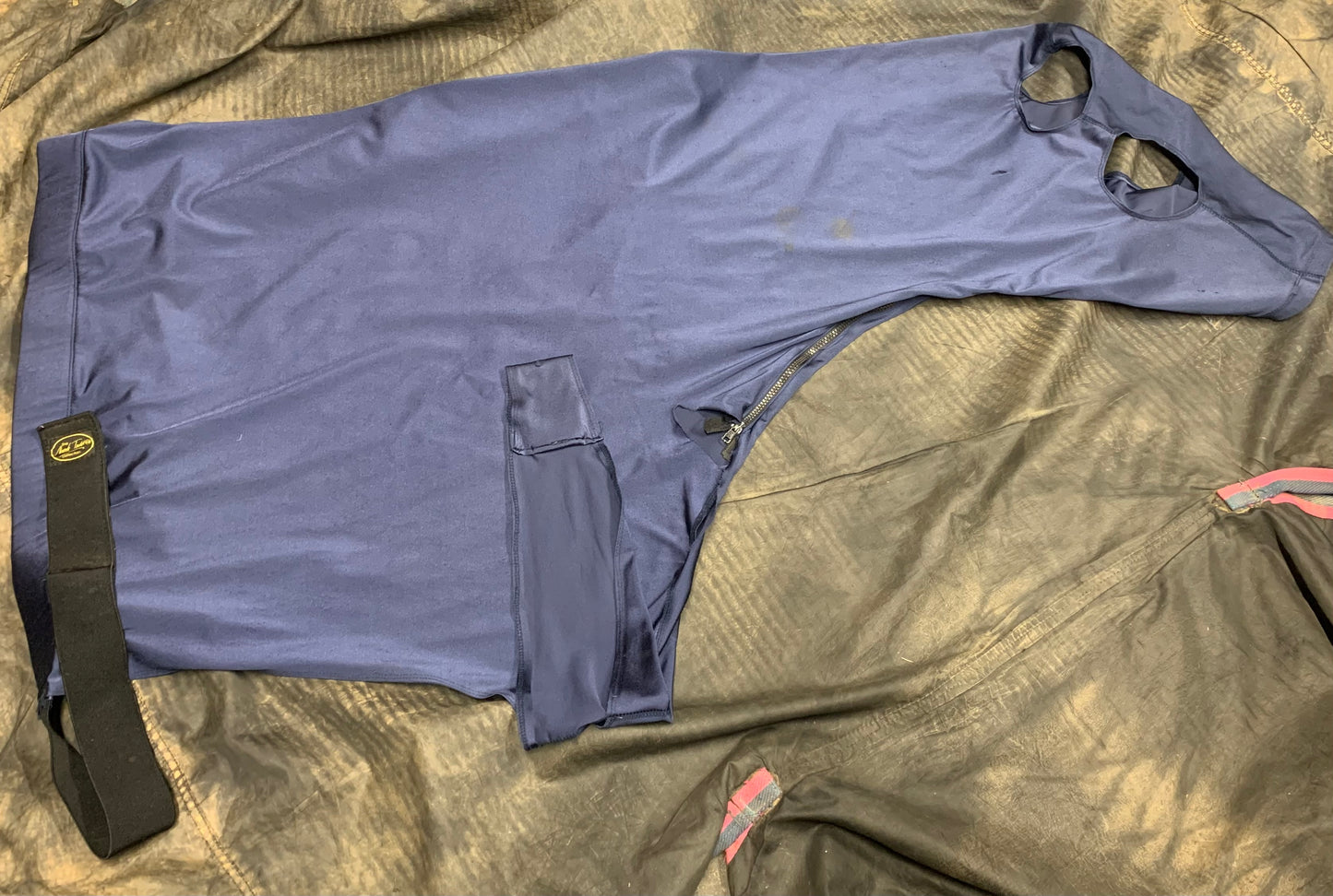 Mark Todd zip up Lycra neck size medium