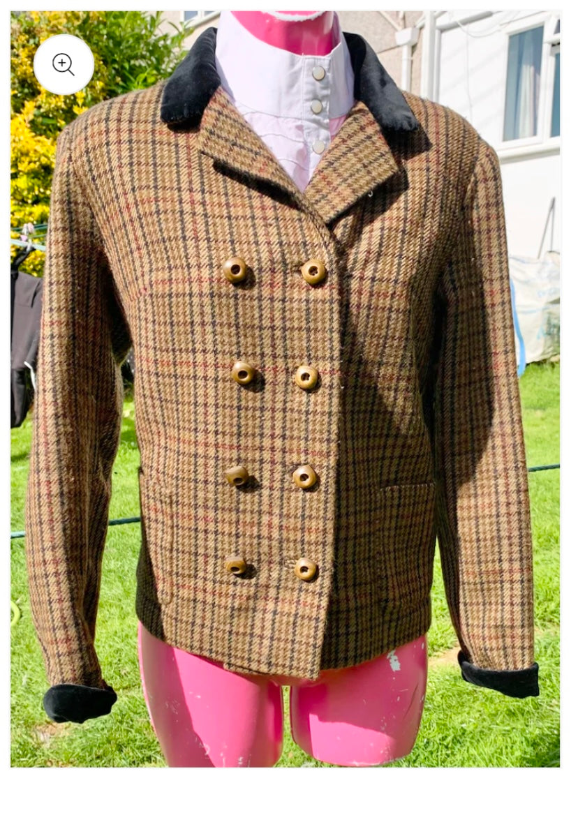 tweed leaders/inhand jacket ladies size 10