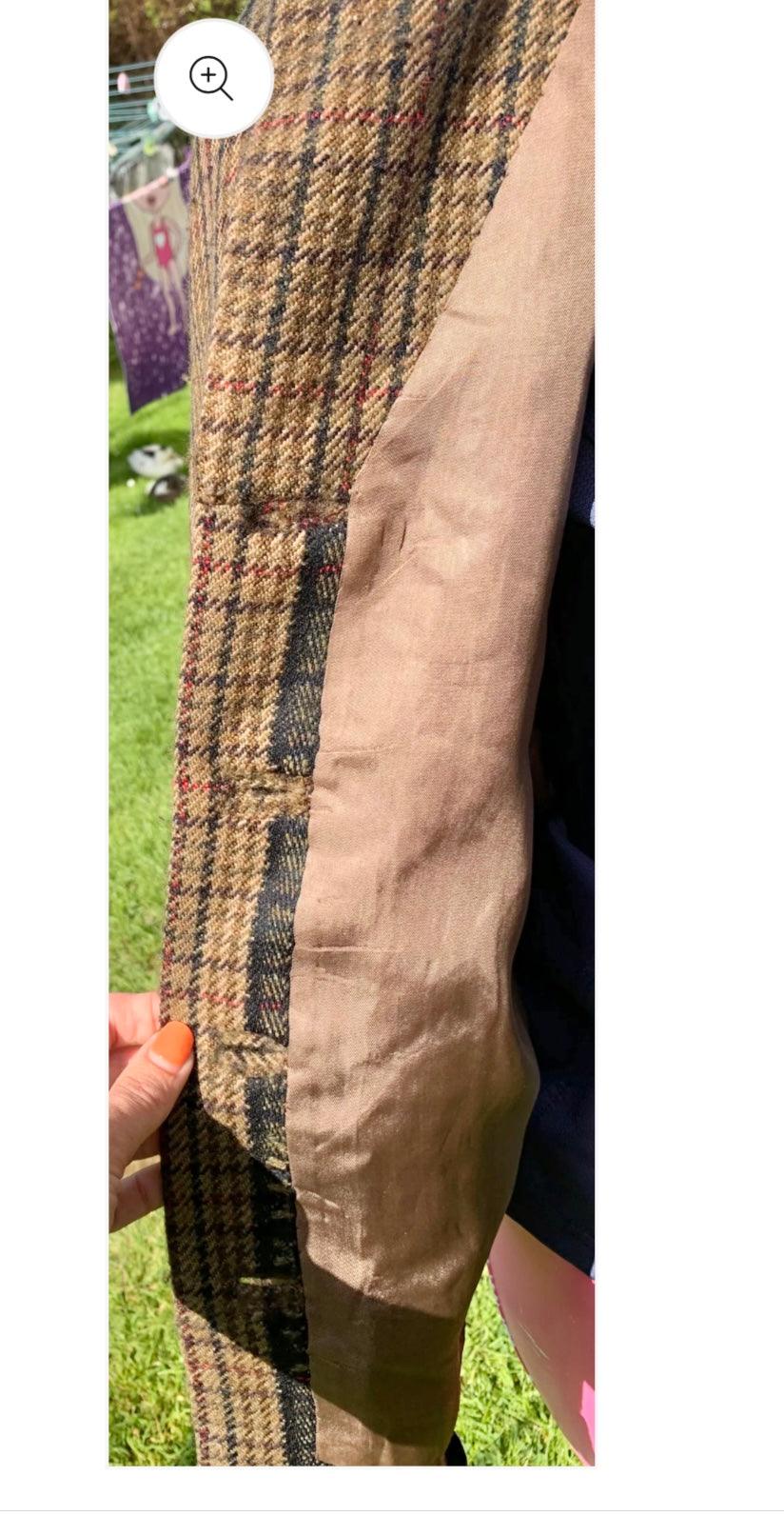 tweed leaders/inhand jacket ladies size 10