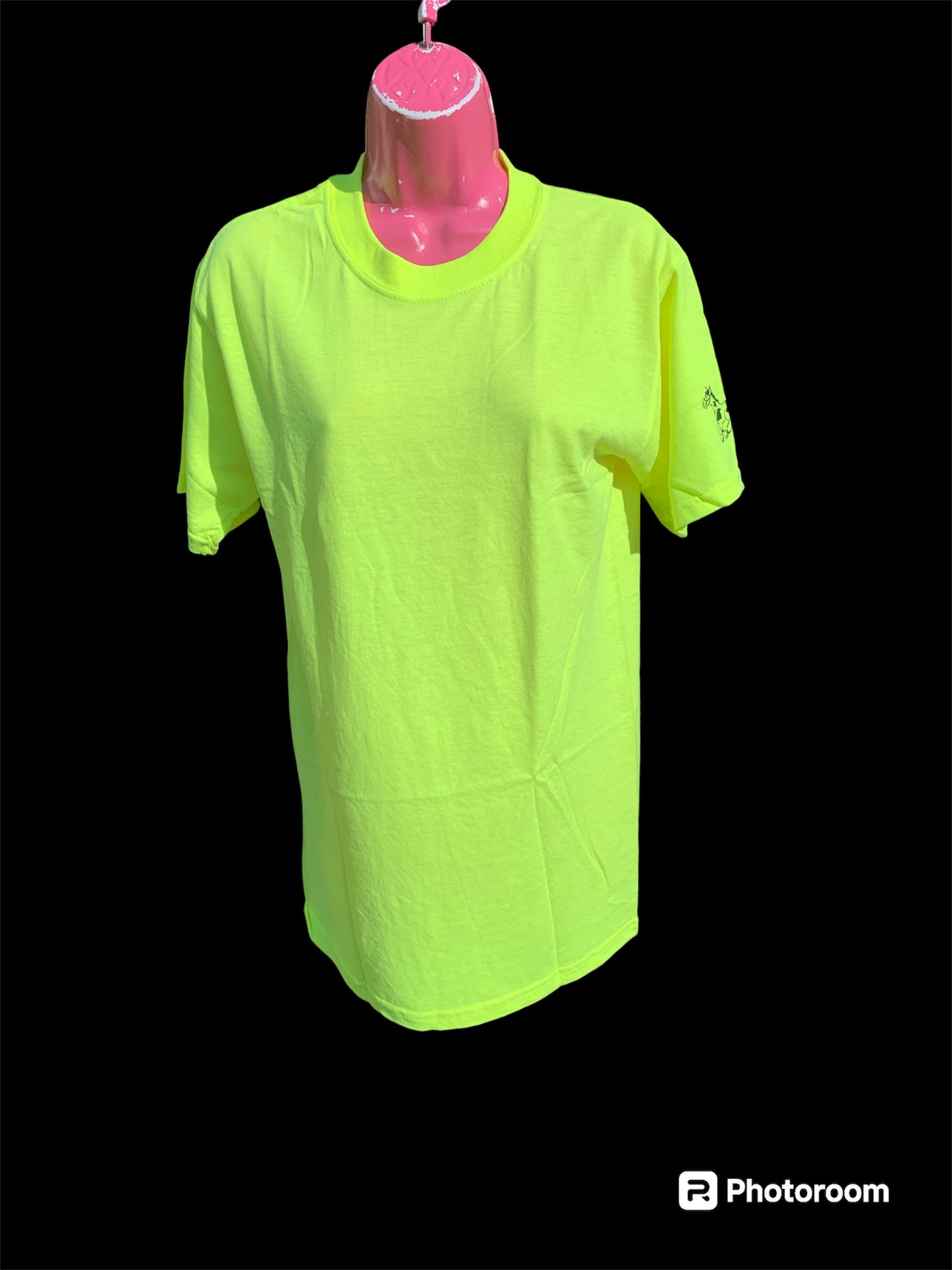 NEW Hi viz yellow slow t shirt