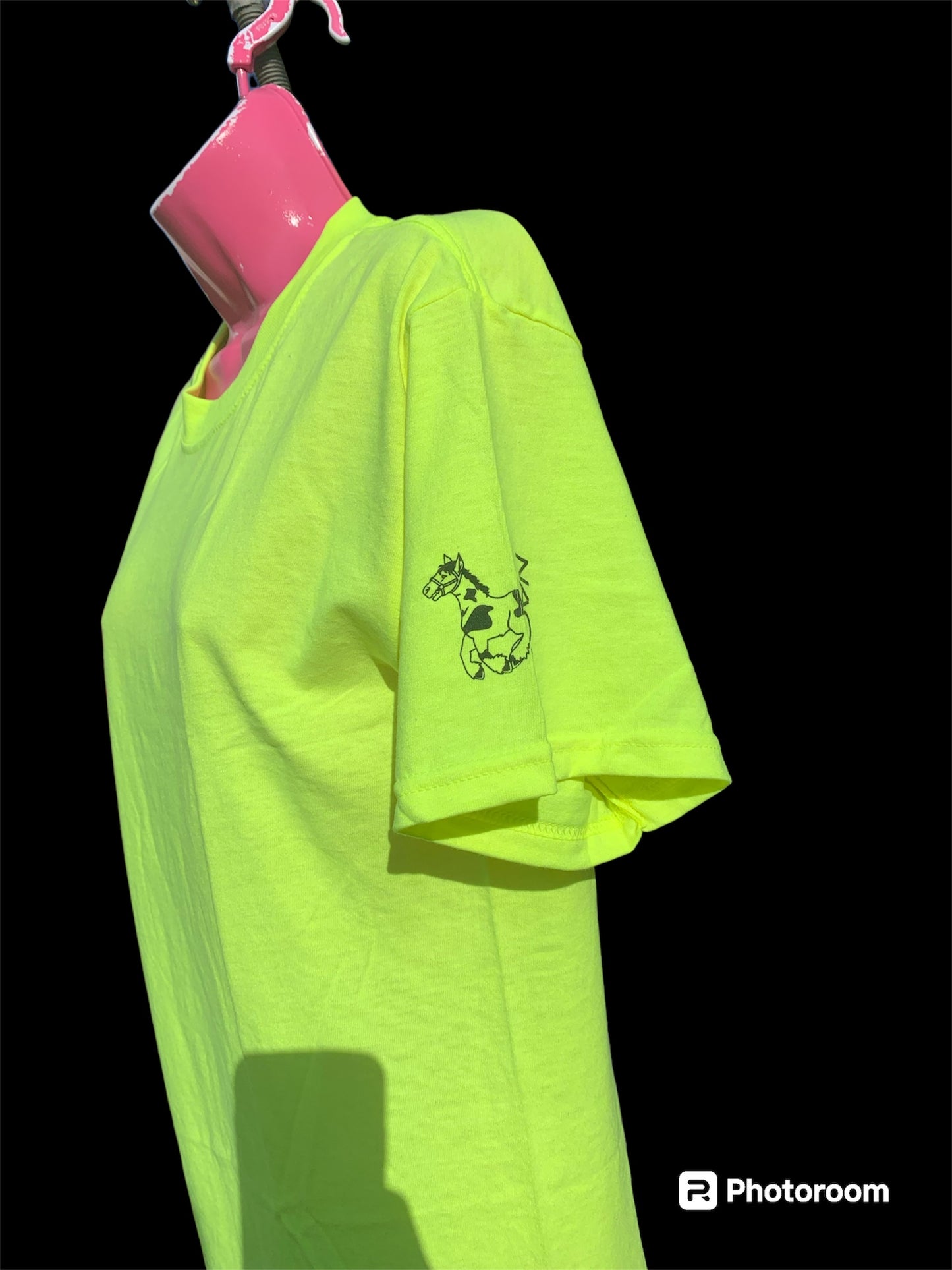 NEW Hi viz yellow slow t shirt