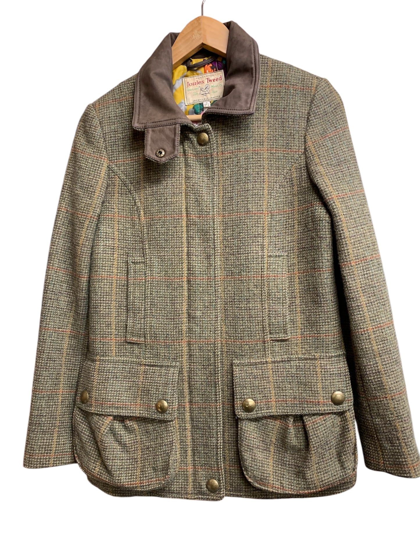Joules tweed field coat size 10