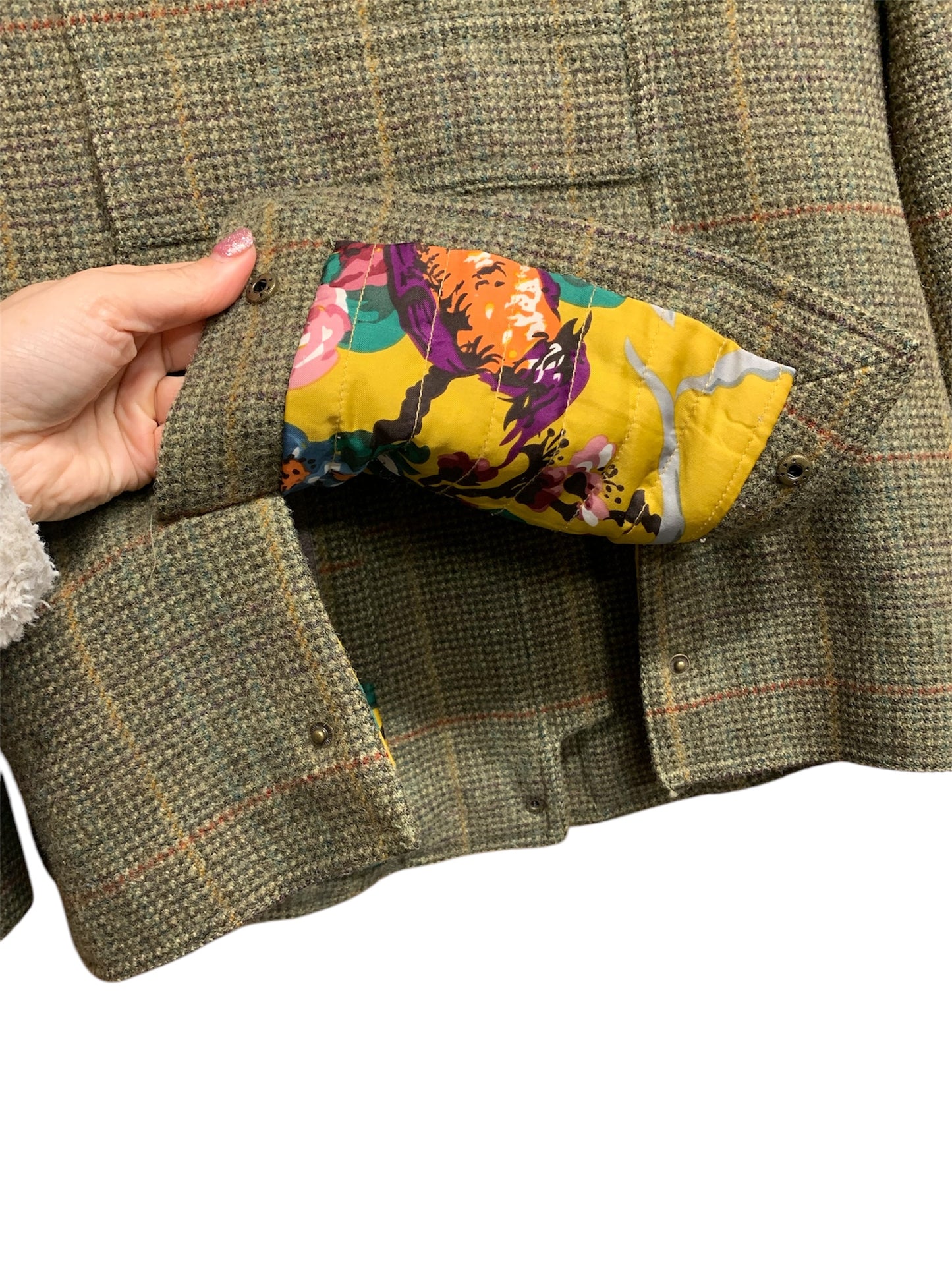 Joules tweed field coat size 10