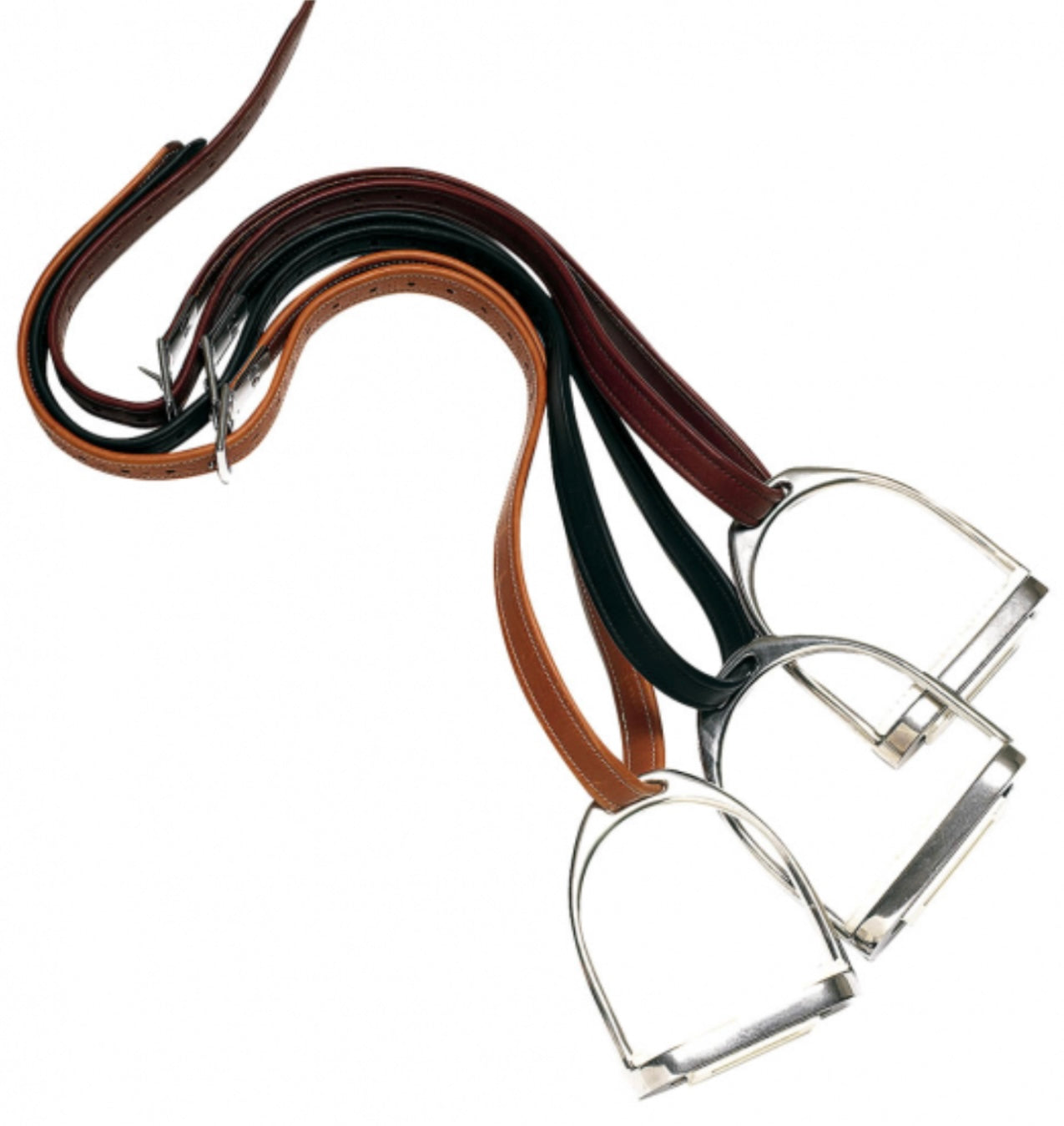 Stirrup leathers and irons