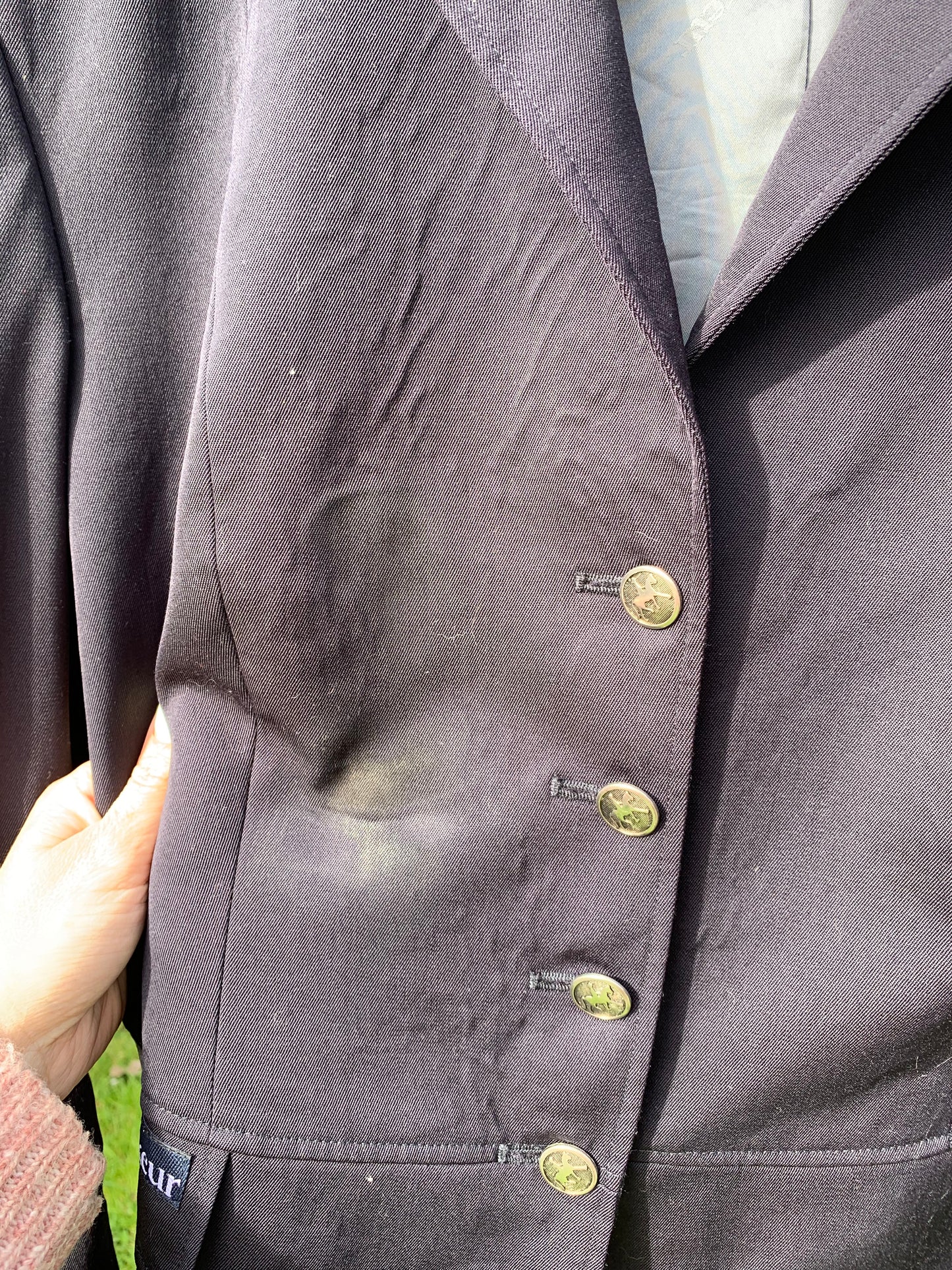 Pikeur navy size 34 show jacket