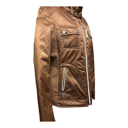 Esperado chocolate brown ladies  jacket rider's best with badges
