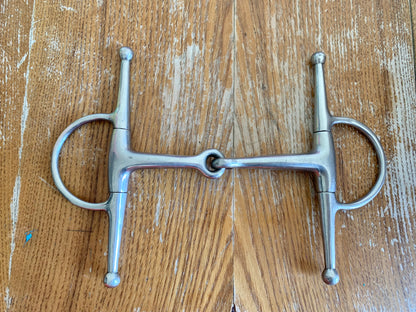 5” jointed full cheek snaffle