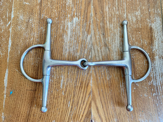 5” jointed full cheek snaffle