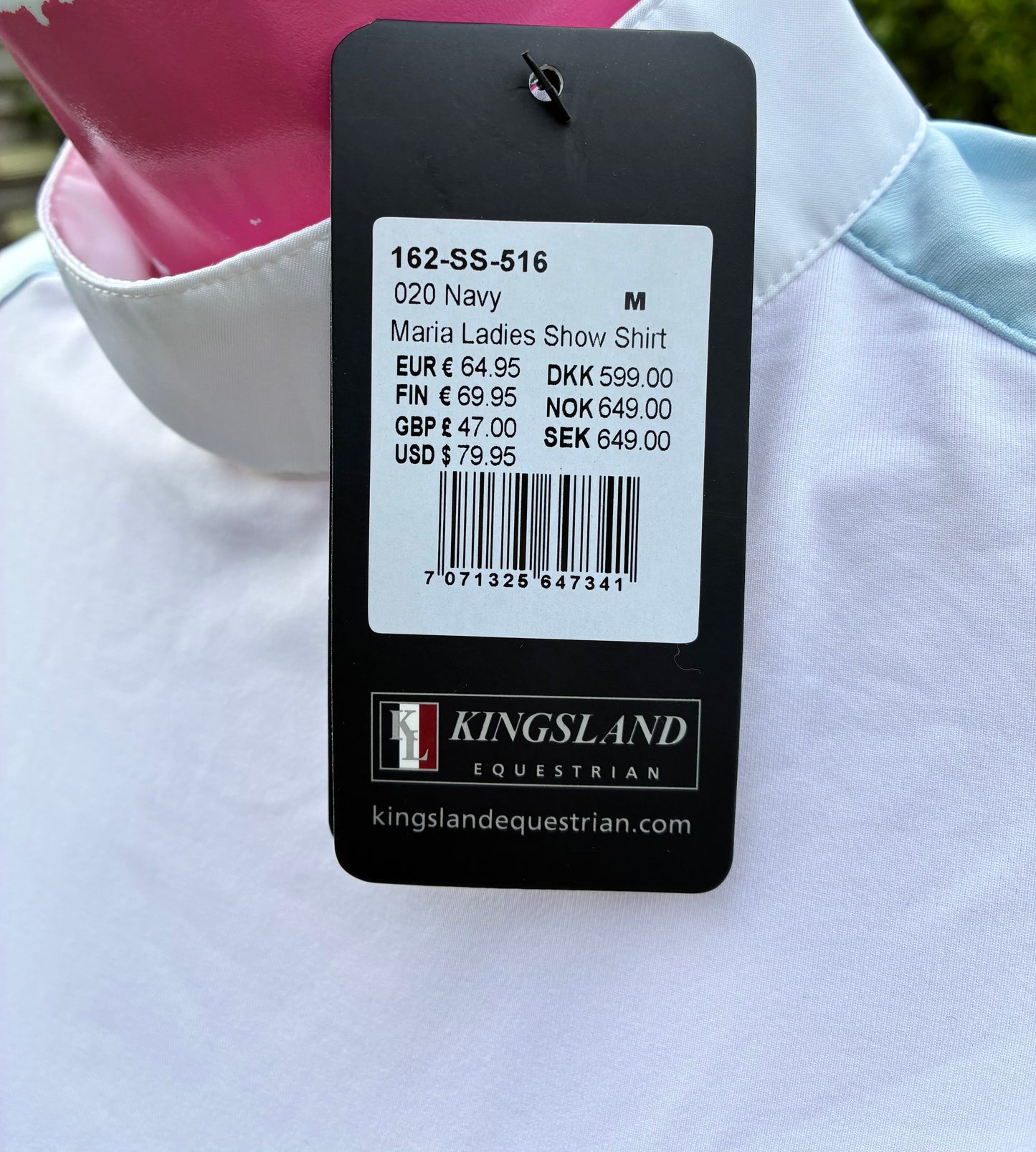 New with tag Kingsland Maria Show Shirt Navy - medium