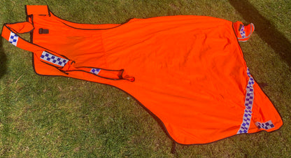 Orange lightweight summer hi viz exercise sheet extra full