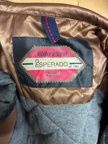 Esperado chocolate brown ladies  jacket rider's best with badges