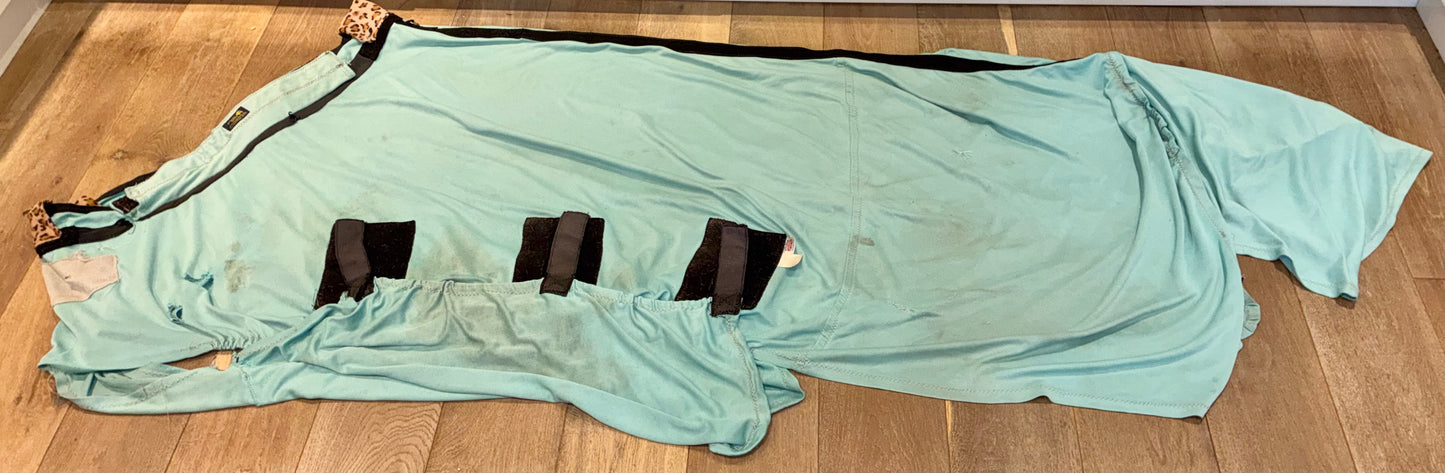 Blue 7’0 Snuggy hoods sweet itch bug body rug (body only)